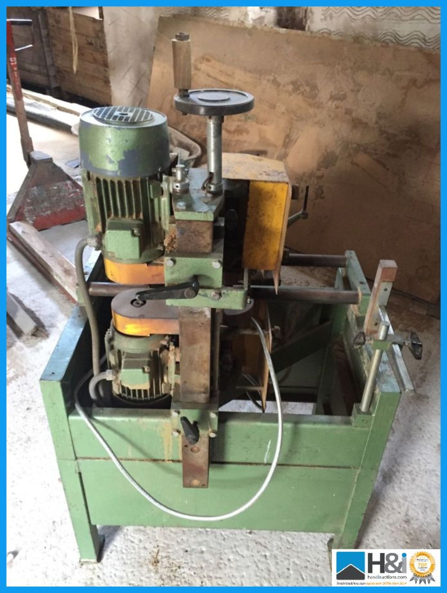 Compact Multico TM3 two head tenoner with cutter blocks. 3 phase. Appraisal: Viewing Essential - Image 3 of 6