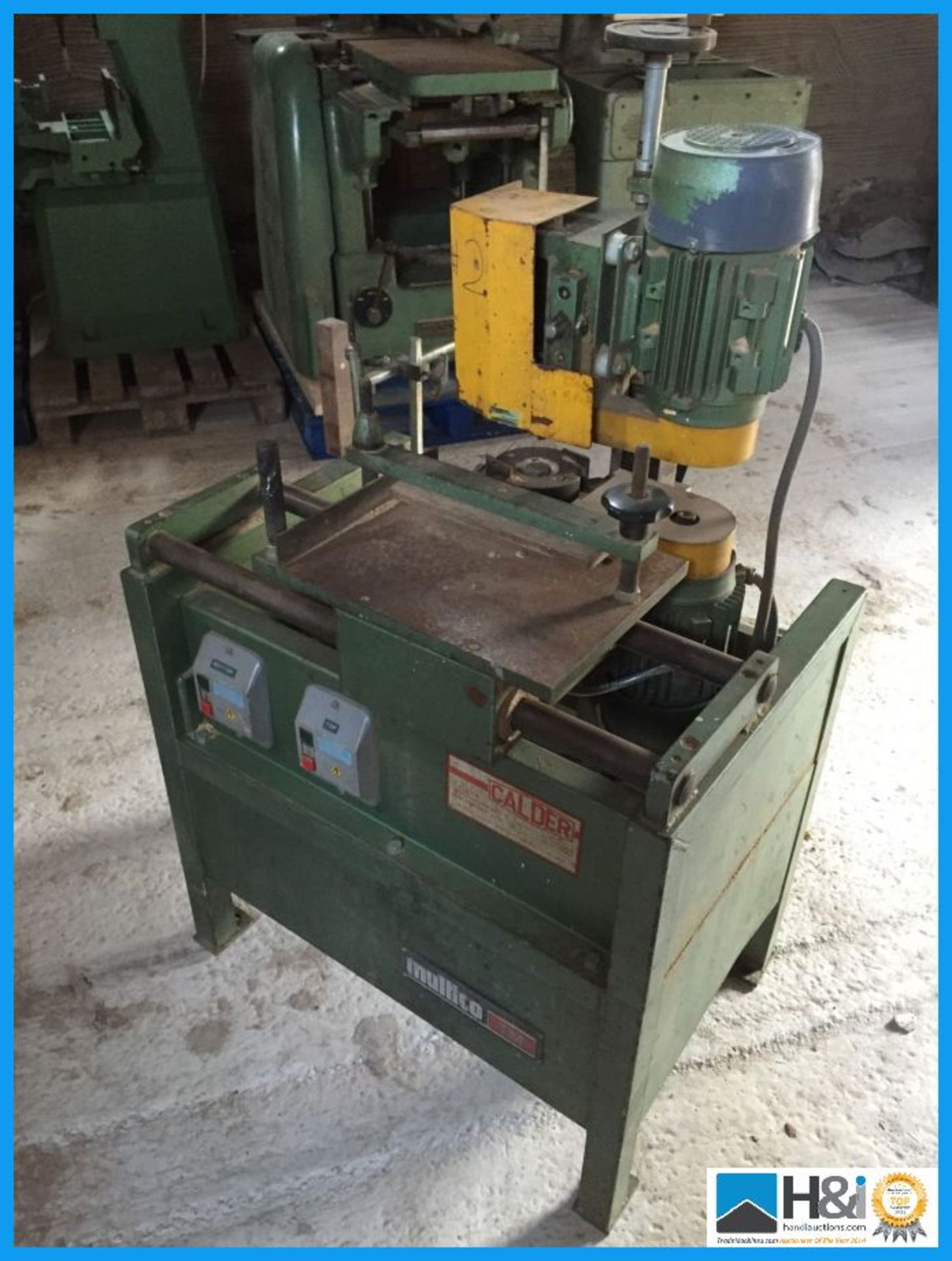 Compact Multico TM3 two head tenoner with cutter blocks. 3 phase. Appraisal: Viewing Essential