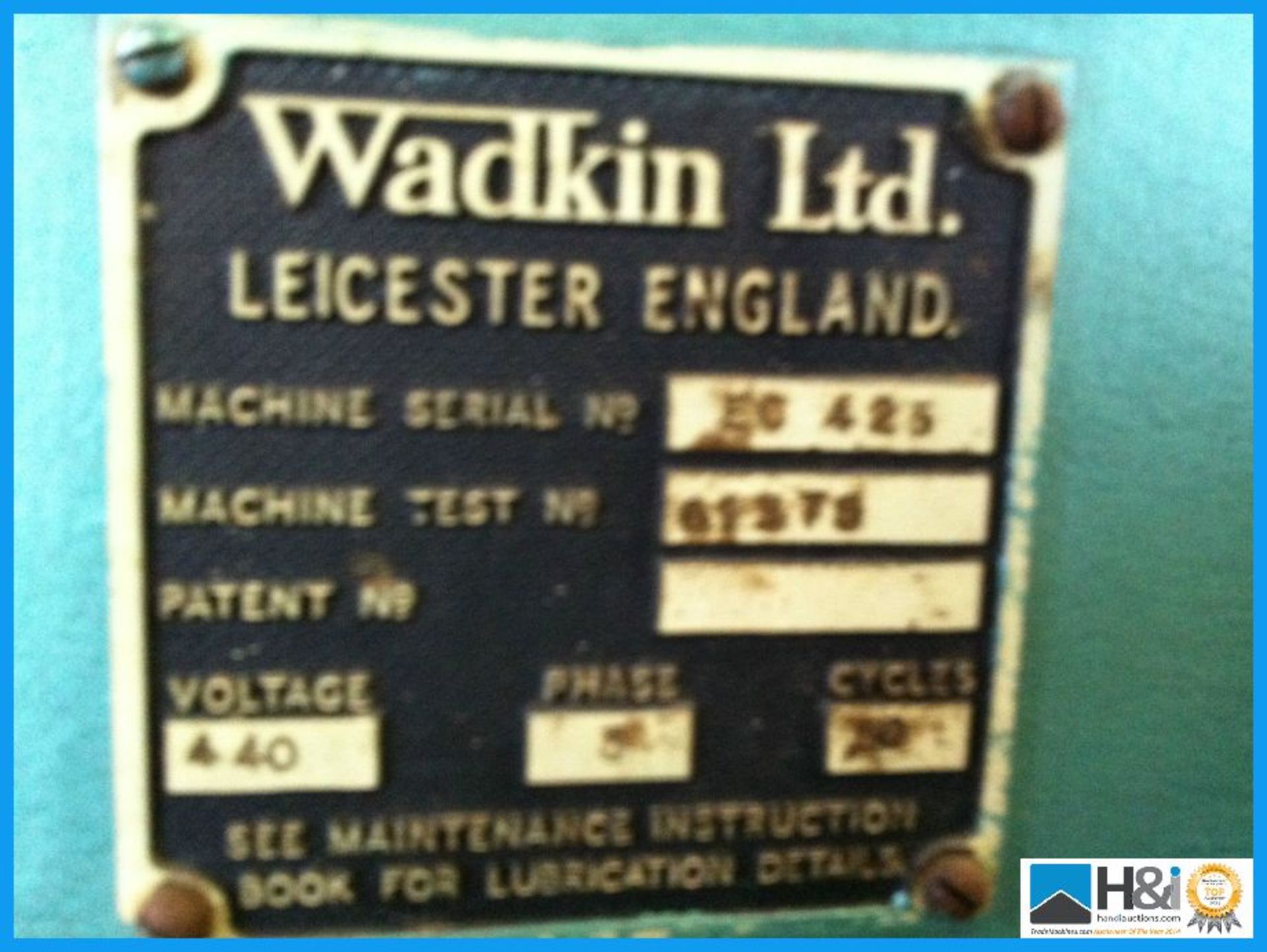 Wadkin EC 5 head tenoner. Checked and tested runs well Appraisal: Viewing Essential Serial No: NA - Image 7 of 8