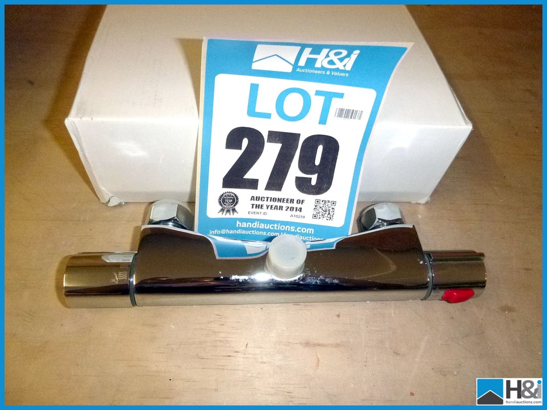 chrome thermostatic bar boxed valve ex display condition Appraisal: Viewing Essential Serial No: