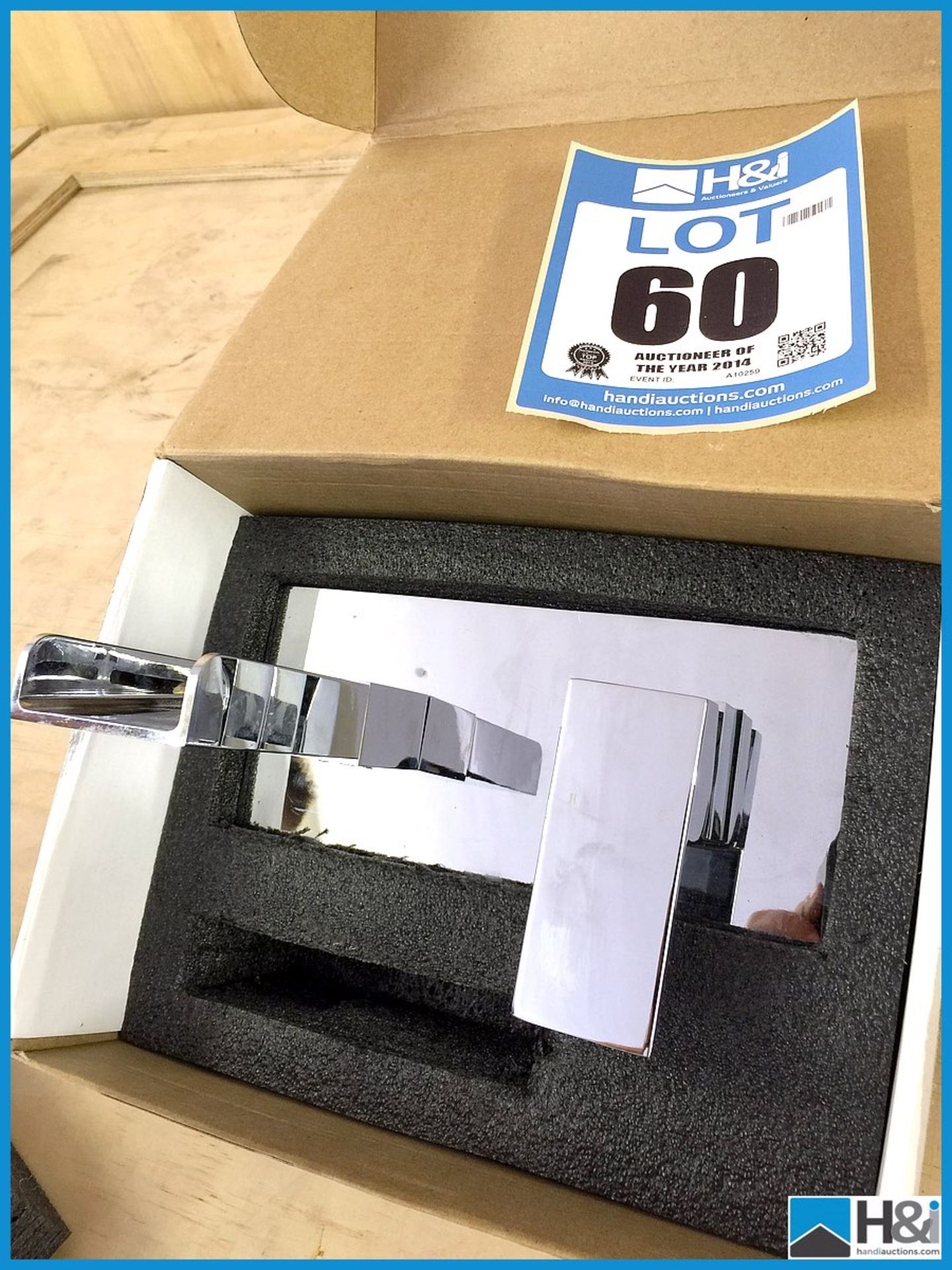 Designer polished chrome waterfall wall mounted bar filler tap. Boxed. Ex display Appraisal: Viewing - Image 2 of 3