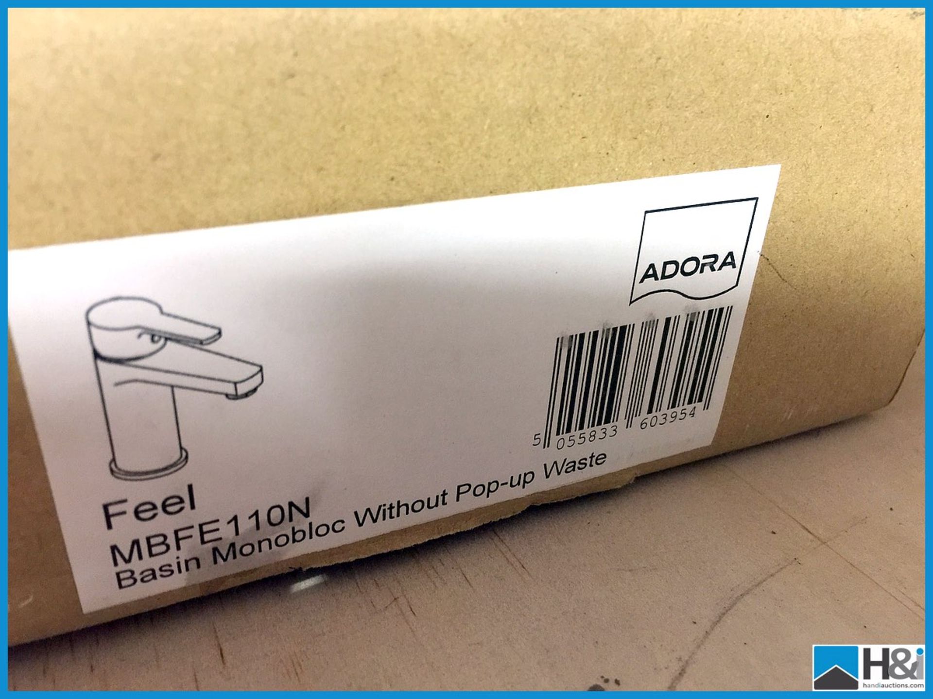 Adora 'feel' mono basin mixer tap boxed ex display condition Appraisal: Viewing Essential Serial No: - Image 2 of 3