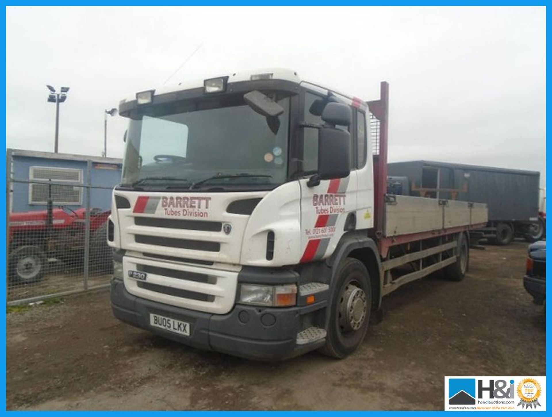 2005 SCANIA P230, 641973 KM, 27FT DROP SIDE BODY, MANUAL GEAR BOX, 4X2, DAY CAB, STEEL SUSPENSION, - Image 6 of 7