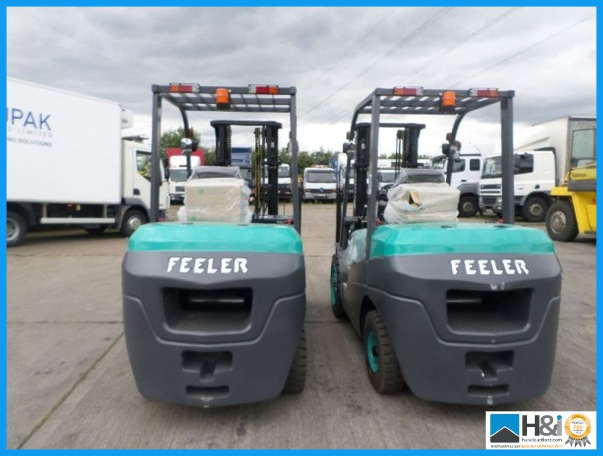 2016 new feeler fd30 3 ton forklift, container spec, side shift, diesel, brand new Appraisal: - Image 8 of 8