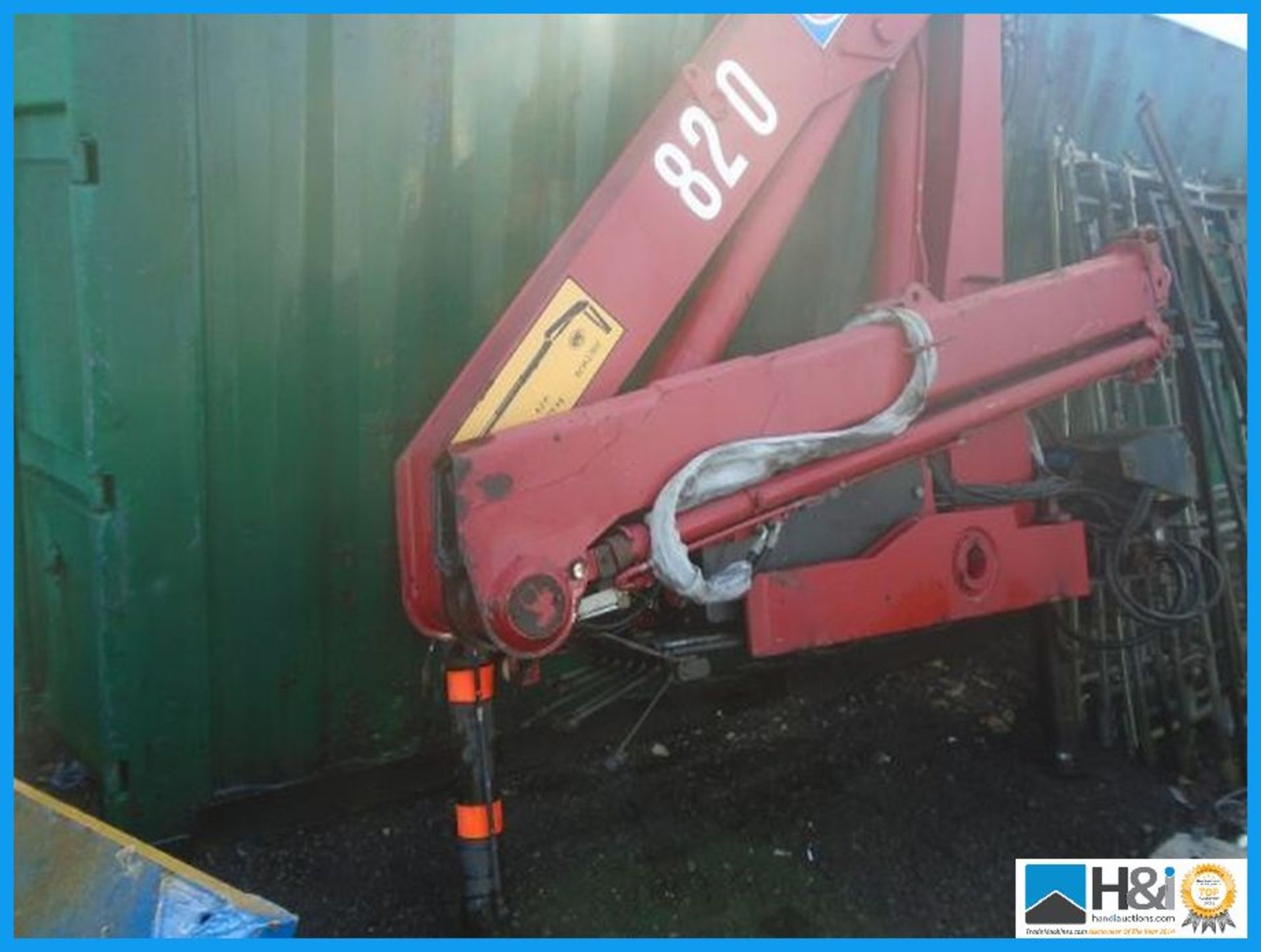 HMF CRANE MODEL: 820 YEAR: 1995 Appraisal: Viewing Essential Serial No: NA Location: Doncaster