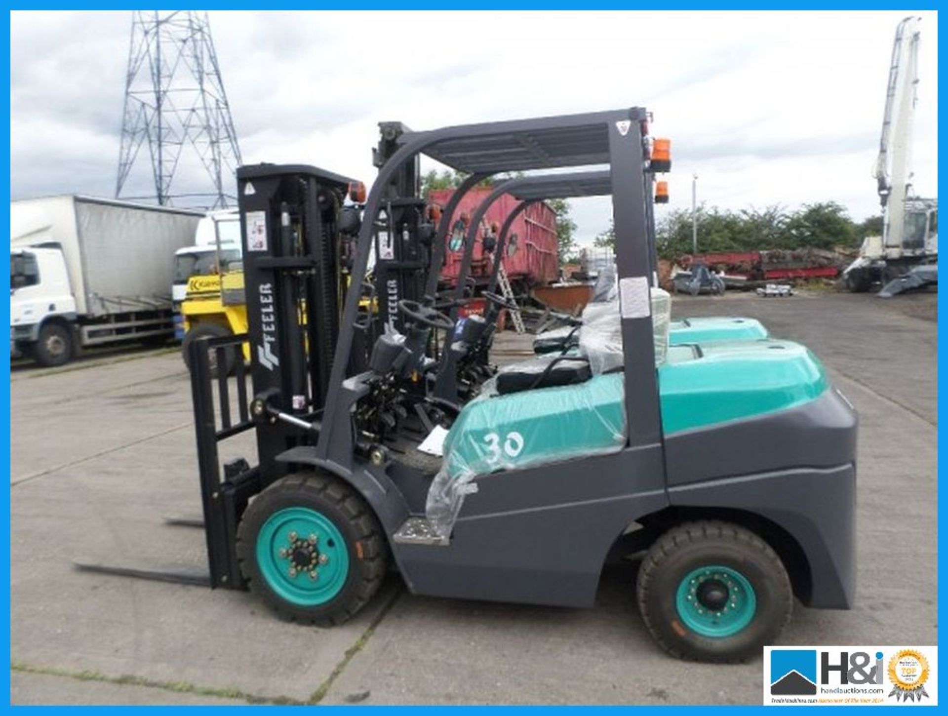 2016 new feeler fd30 3 ton forklift, container spec, side shift, diesel, brand new Appraisal: