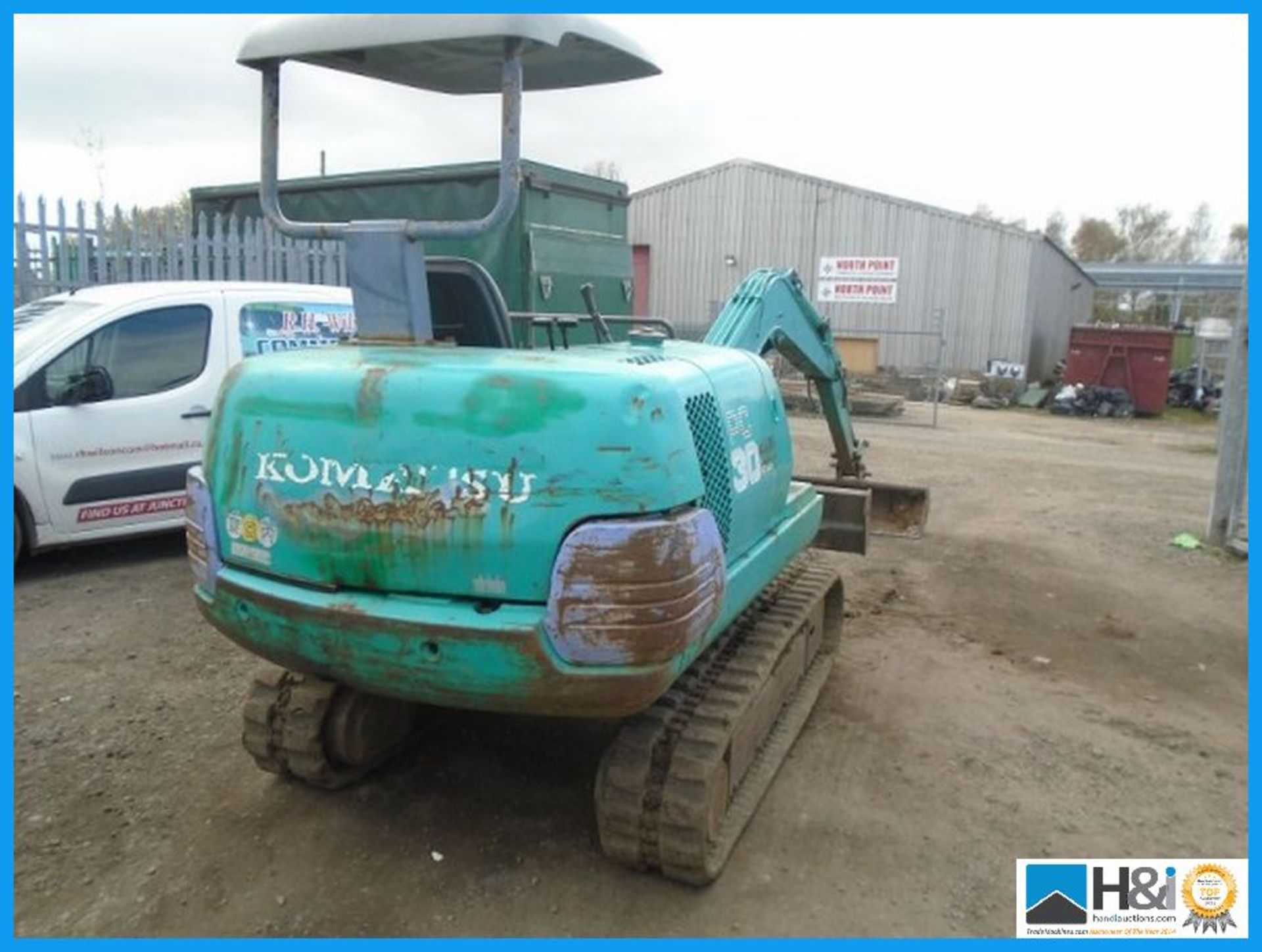 komatsu pc30, 1990 in year , 5104 hours , very good condition , long reach arm Appraisal: Viewing - Image 7 of 7