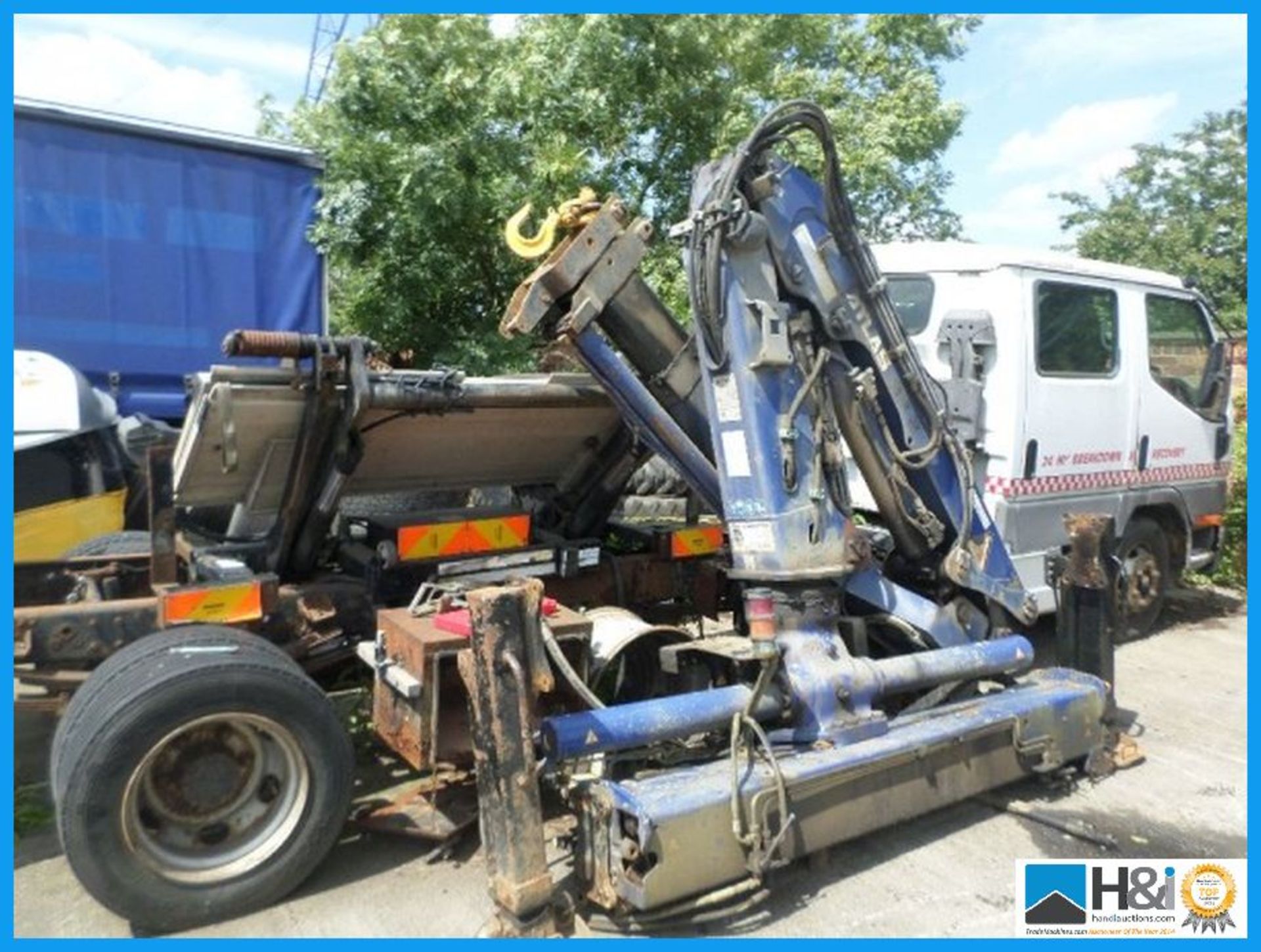 2007 ATLAS TEREX 92.2-A2 TRUCK MOUNTED CRANE, 2 EXTENSION, 9 TON METRE, STABILIZER LEGS, GOOD