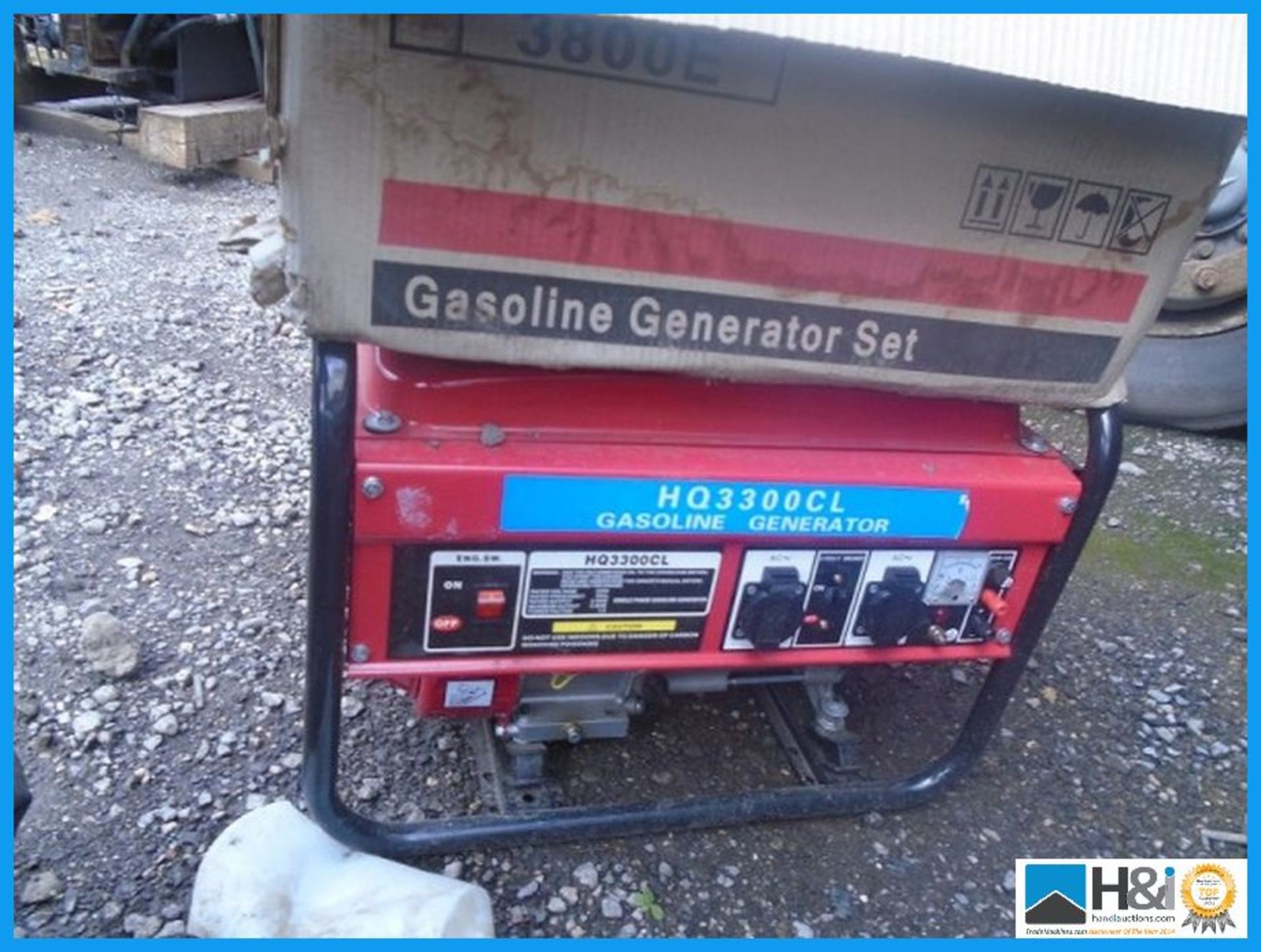 2016 KAWANKI 6 KVA PETROL GENERATOR , 240 VOLT , 2.5 KW Appraisal: Viewing Essential Serial No: NA - Image 3 of 3