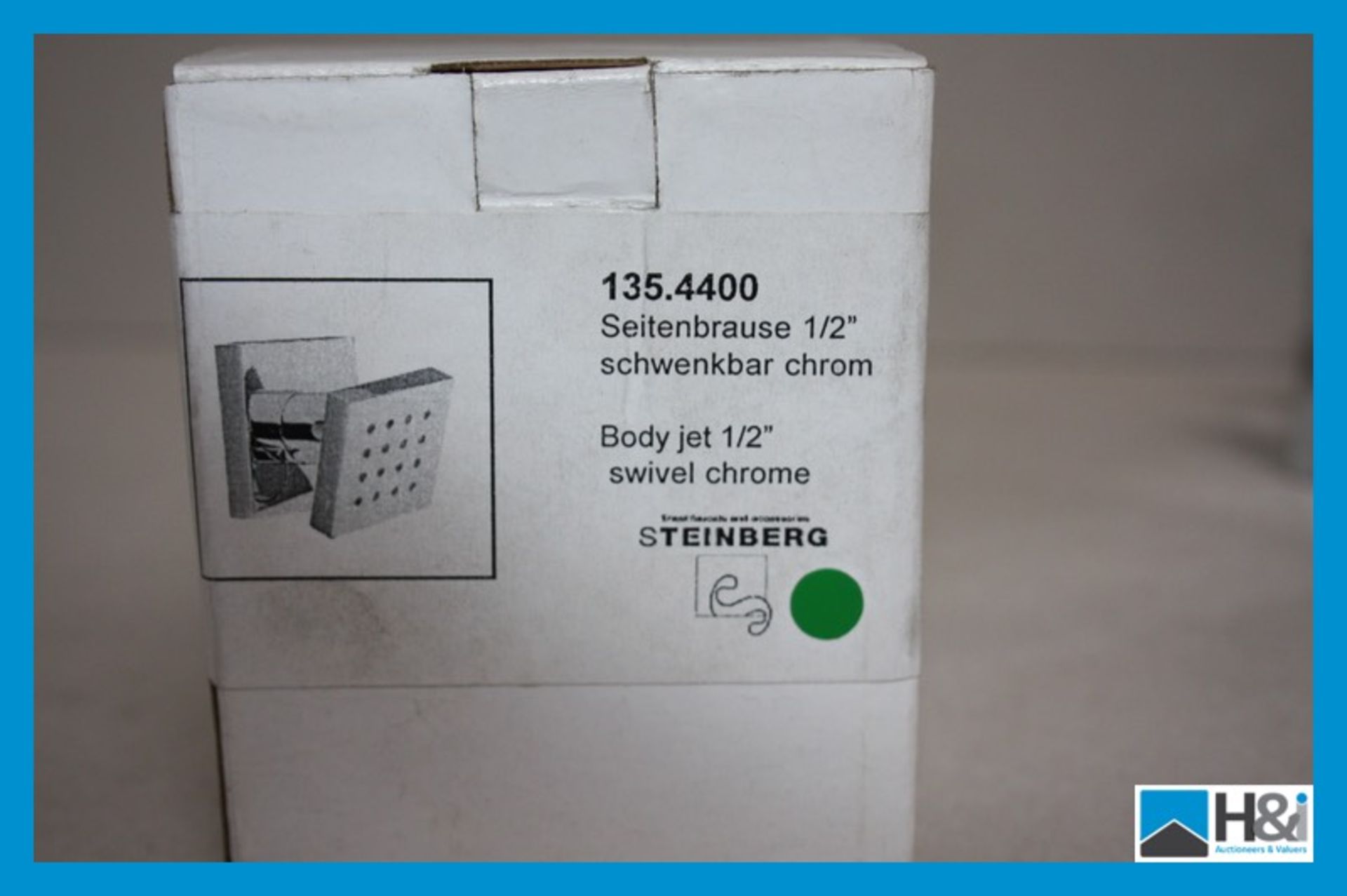Steinberg 1/2" Swivel Body Jets in Polished Chrome. 135.4400. RRP £191.30 Brand New in Box. - Image 4 of 4