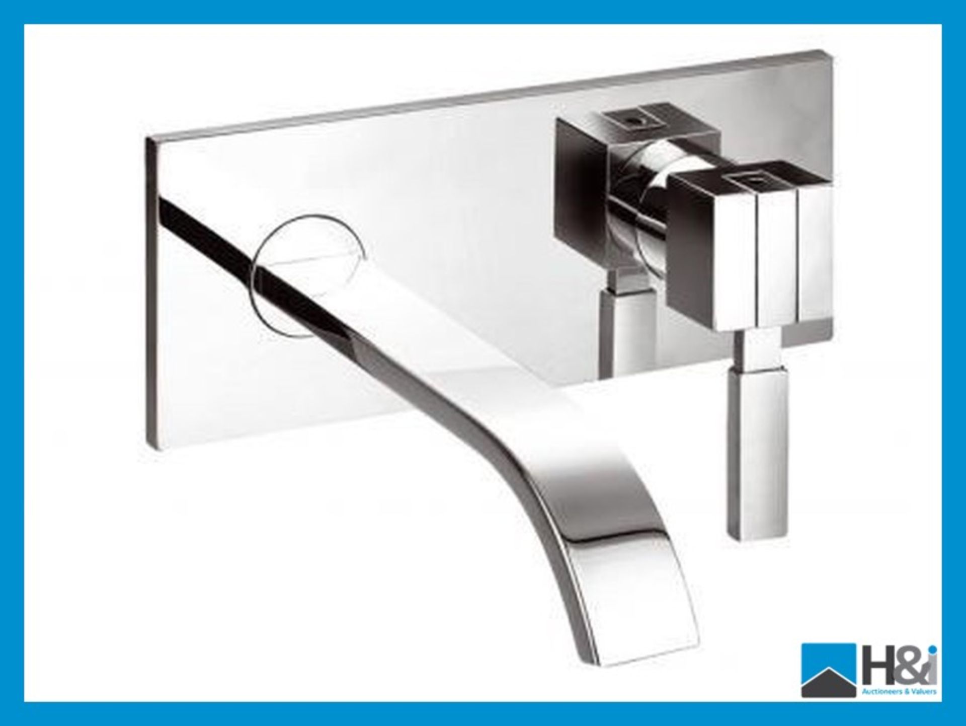 Steinberg Wall Mounted Single Lever Basin Mixer in Polished Chrome. 135.1850. RRP £617.40 Brand