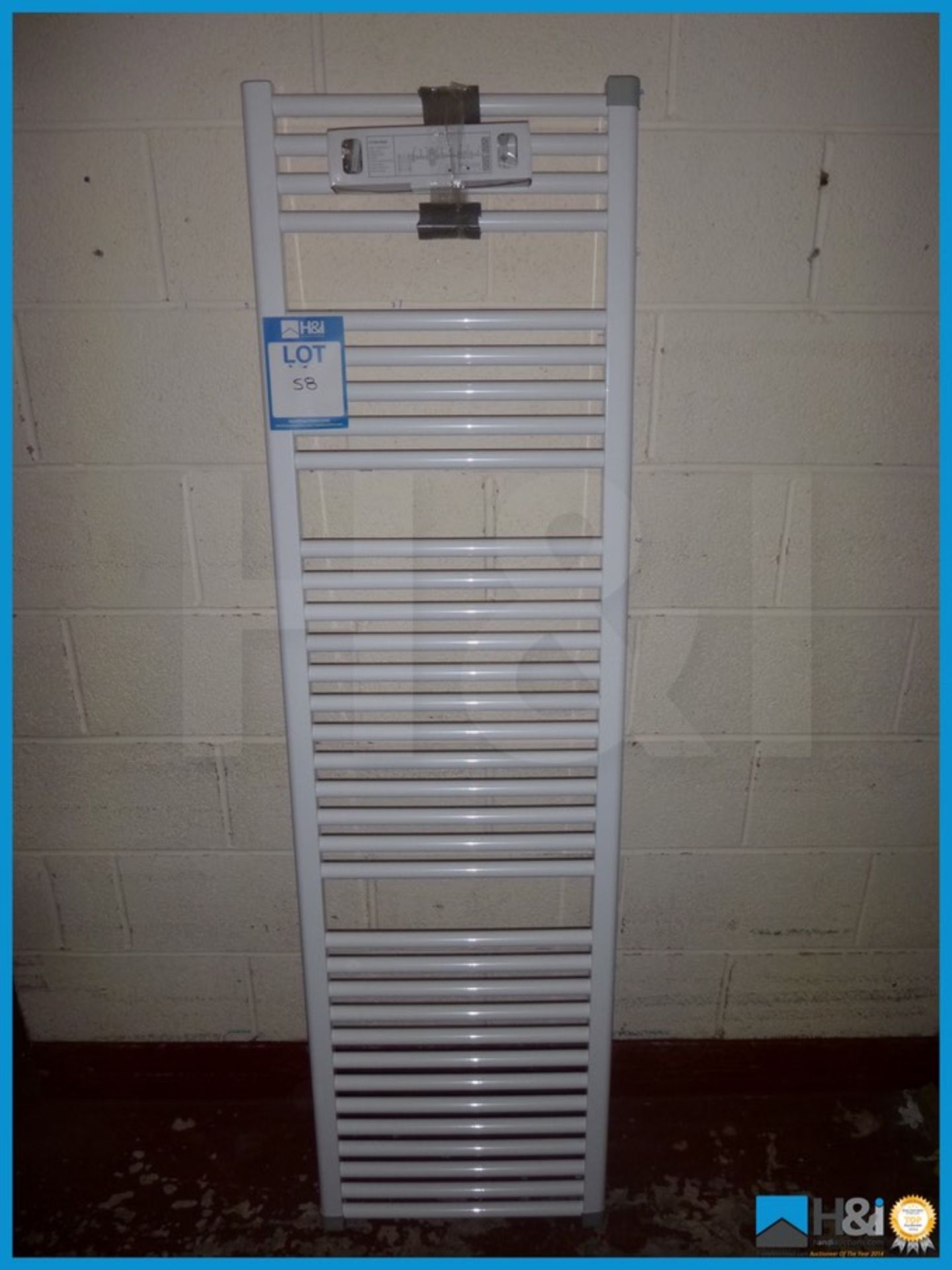 VOGUE WHITE DESIGNER LADDER RAIL, 1800X500 Appraisal: Good Serial No: NA Location: H&I Ltd., Unit