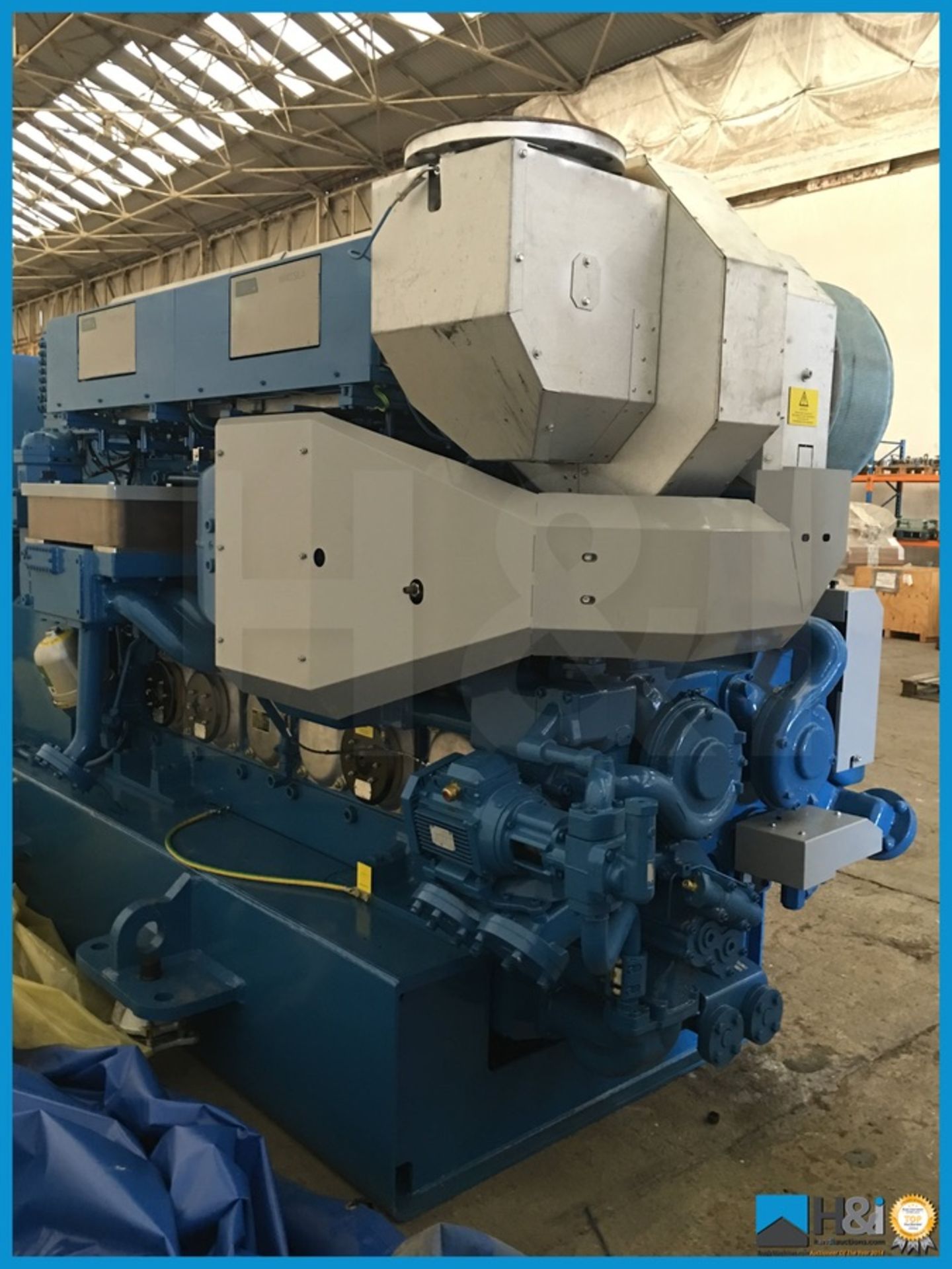 Unused Wartsila 6L20 high capacity diesel generator manufactured in 2013 for a large marine - Image 12 of 22