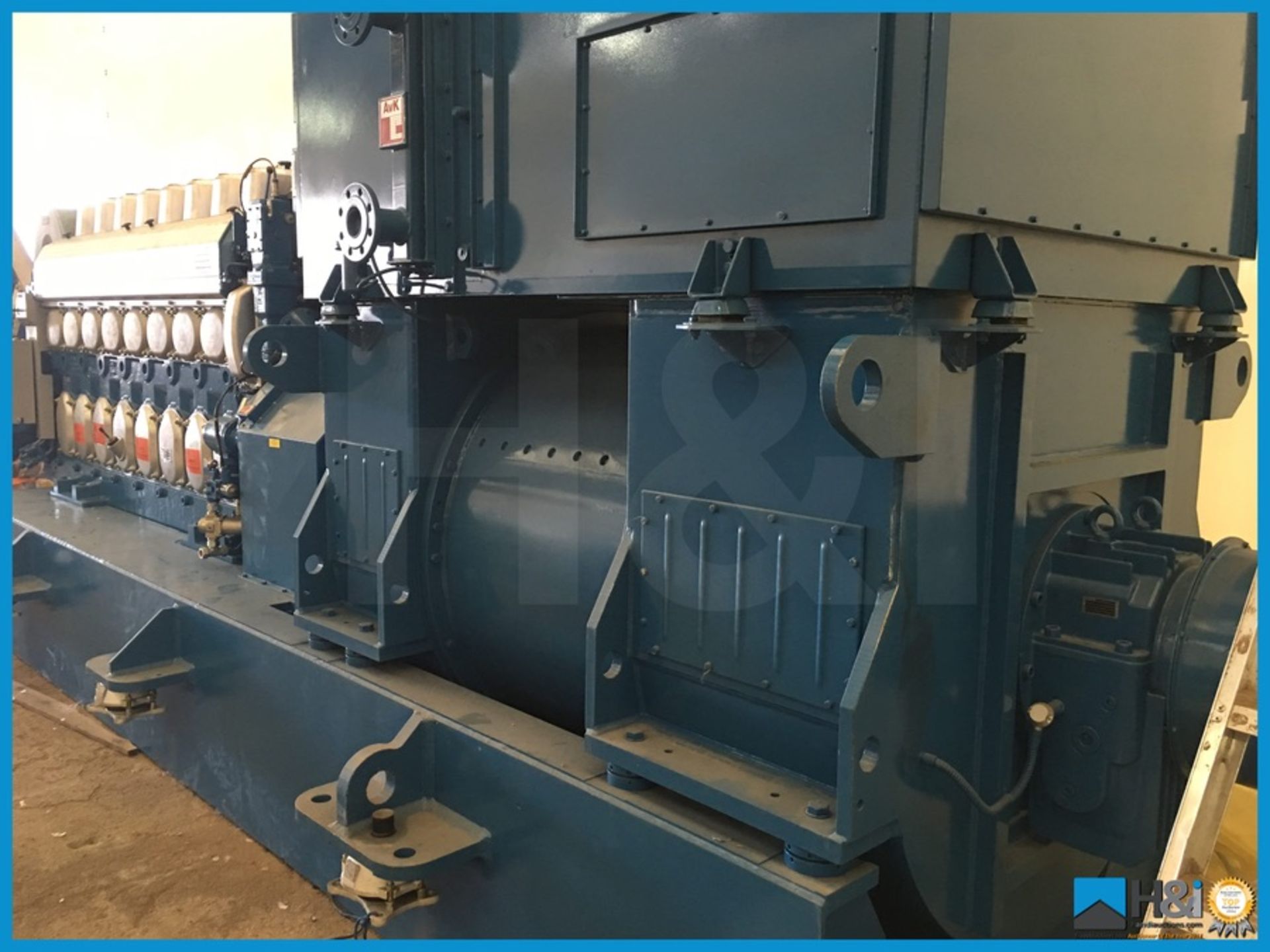 Unused Wartsila 8L20 high capacity diesel generator manufactured in 2013 for a large marine - Image 18 of 19
