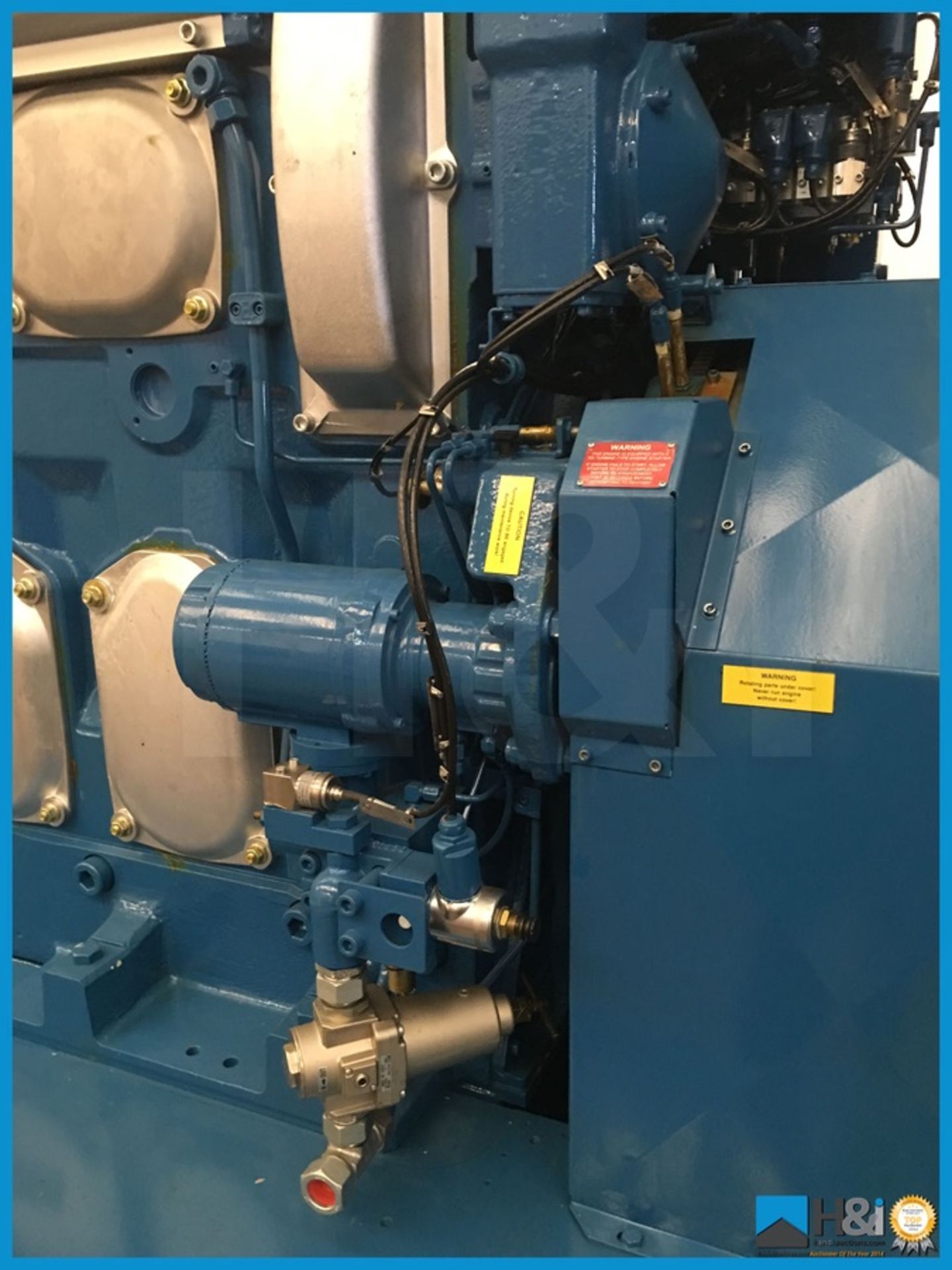 Unused Wartsila 9L20 high capacity diesel generator manufactured in 2013 for a large marine - Image 6 of 17