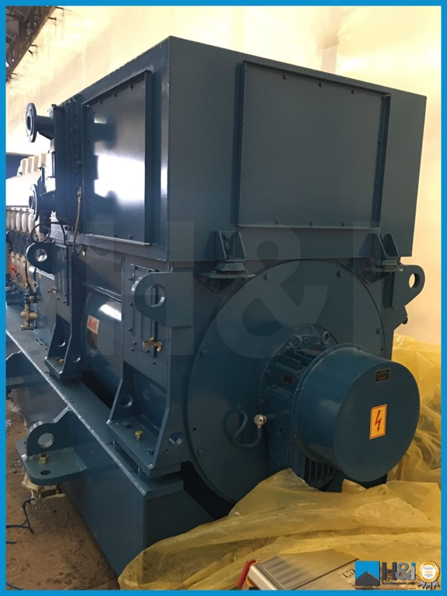 Unused Wartsila 6L20 high capacity diesel generator manufactured in 2013 for a large marine - Image 8 of 22