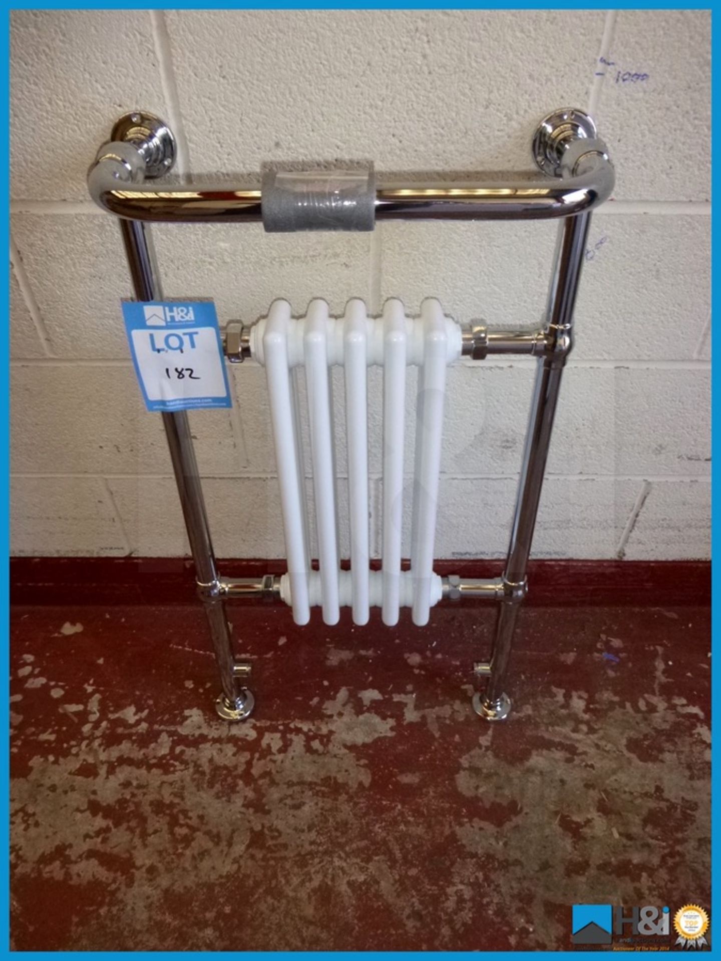 VOGUE DESIGNER BATHROOM RADIATOR, CHROME TOWEL RAIL, RRP - £400!! 1000X500MM Appraisal: Viewing