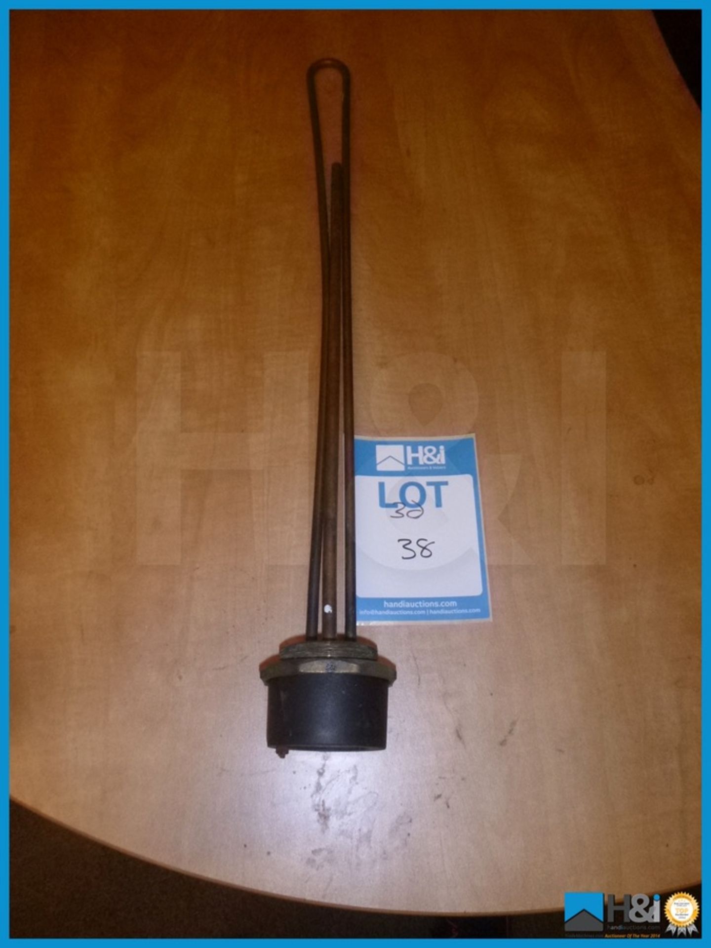 600MM IMMERSION HEATER ELEMENT 3KW Appraisal: Viewing Essential Serial No: NA Location: Brierley