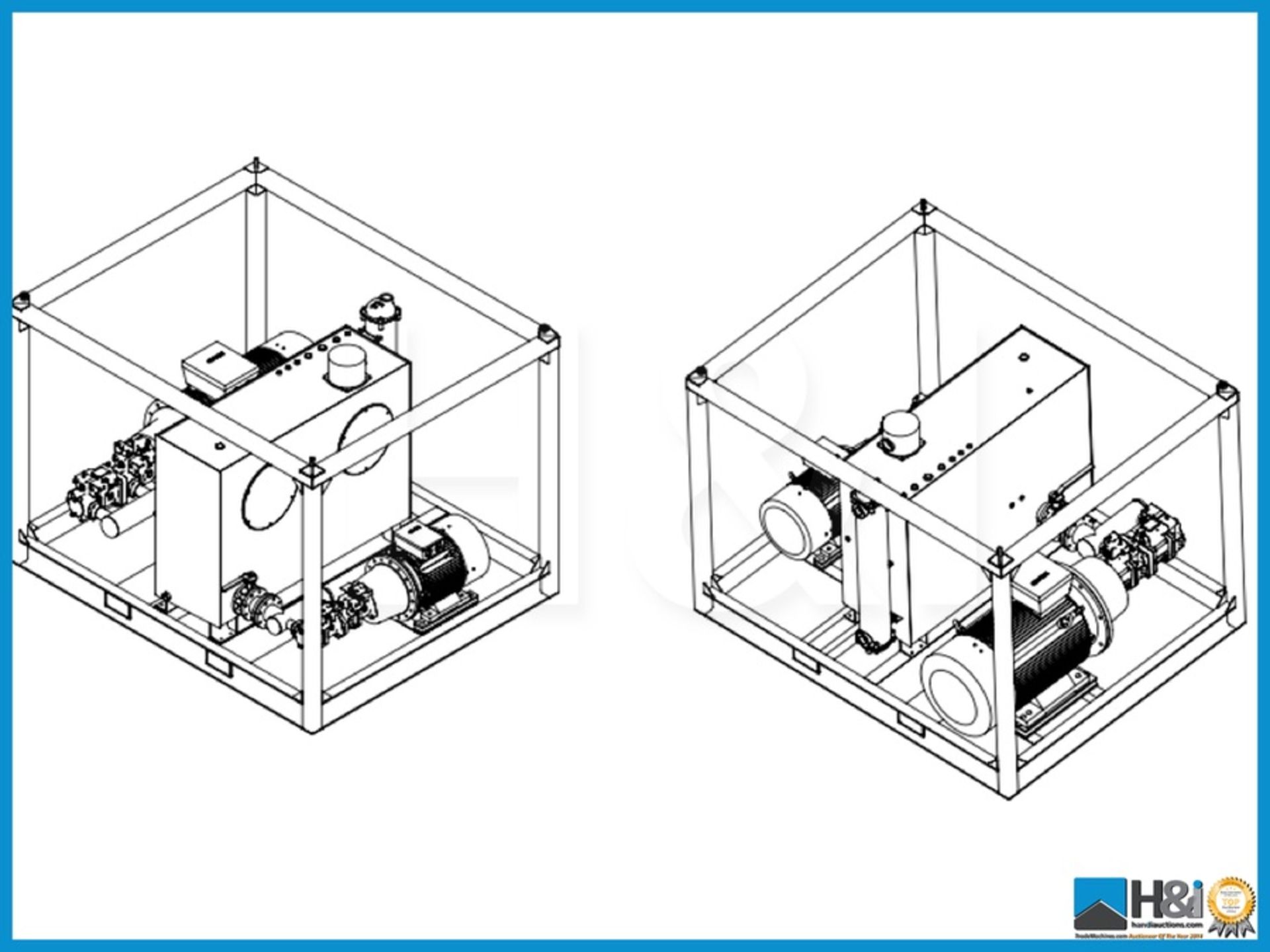 132kW Zone I Ibercisa Electro Hydraulic Power Unit. Western European manufactured. The Electro - Image 2 of 5