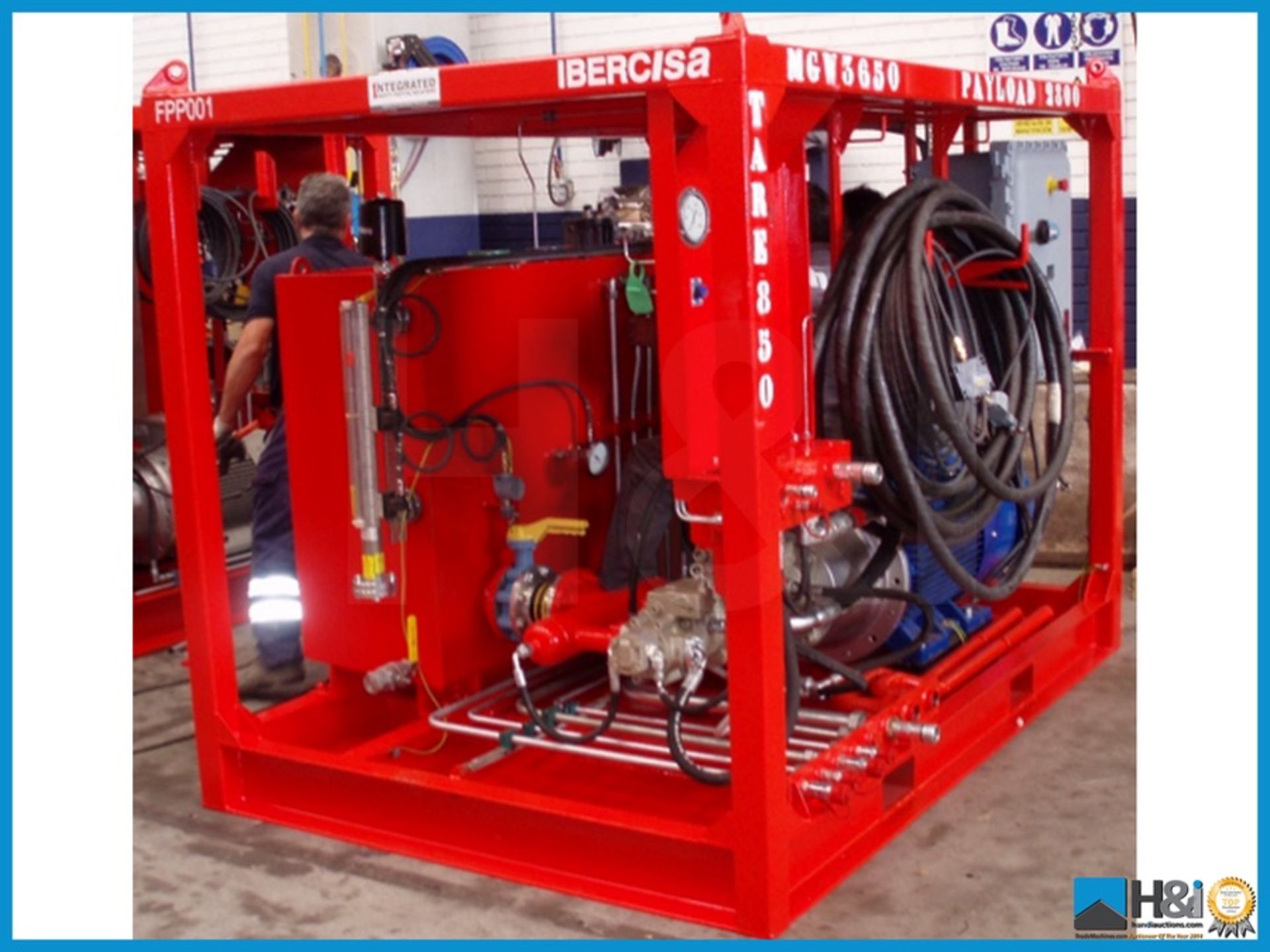 75kW Zone 1 Ibercisa Electro Hydraulic Power Unit. Western European manufactured. The Electro