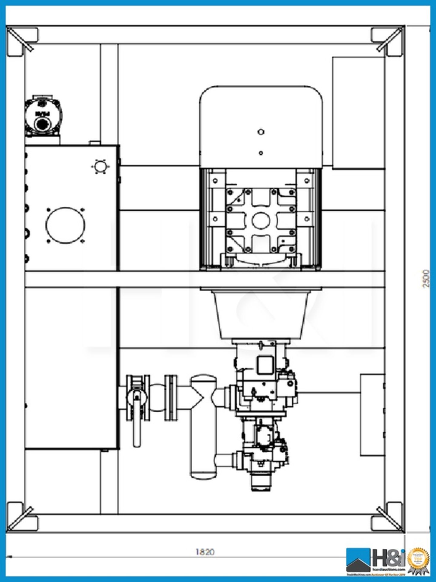 75kW Zone 1 Ibercisa Electro Hydraulic Power Unit. Western European manufactured. The Electro - Image 6 of 6