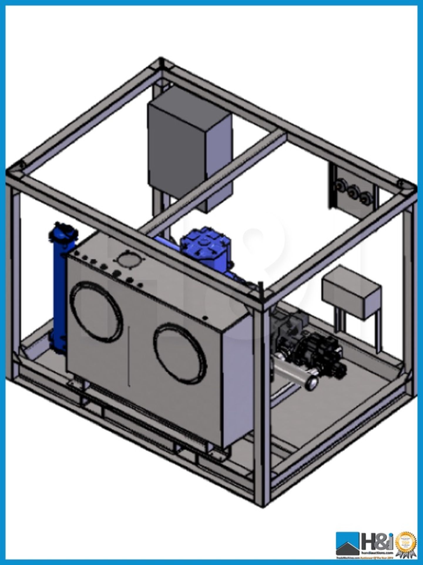 75kW Zone 1 Ibercisa Electro Hydraulic Power Unit. Western European manufactured. The Electro - Image 3 of 6