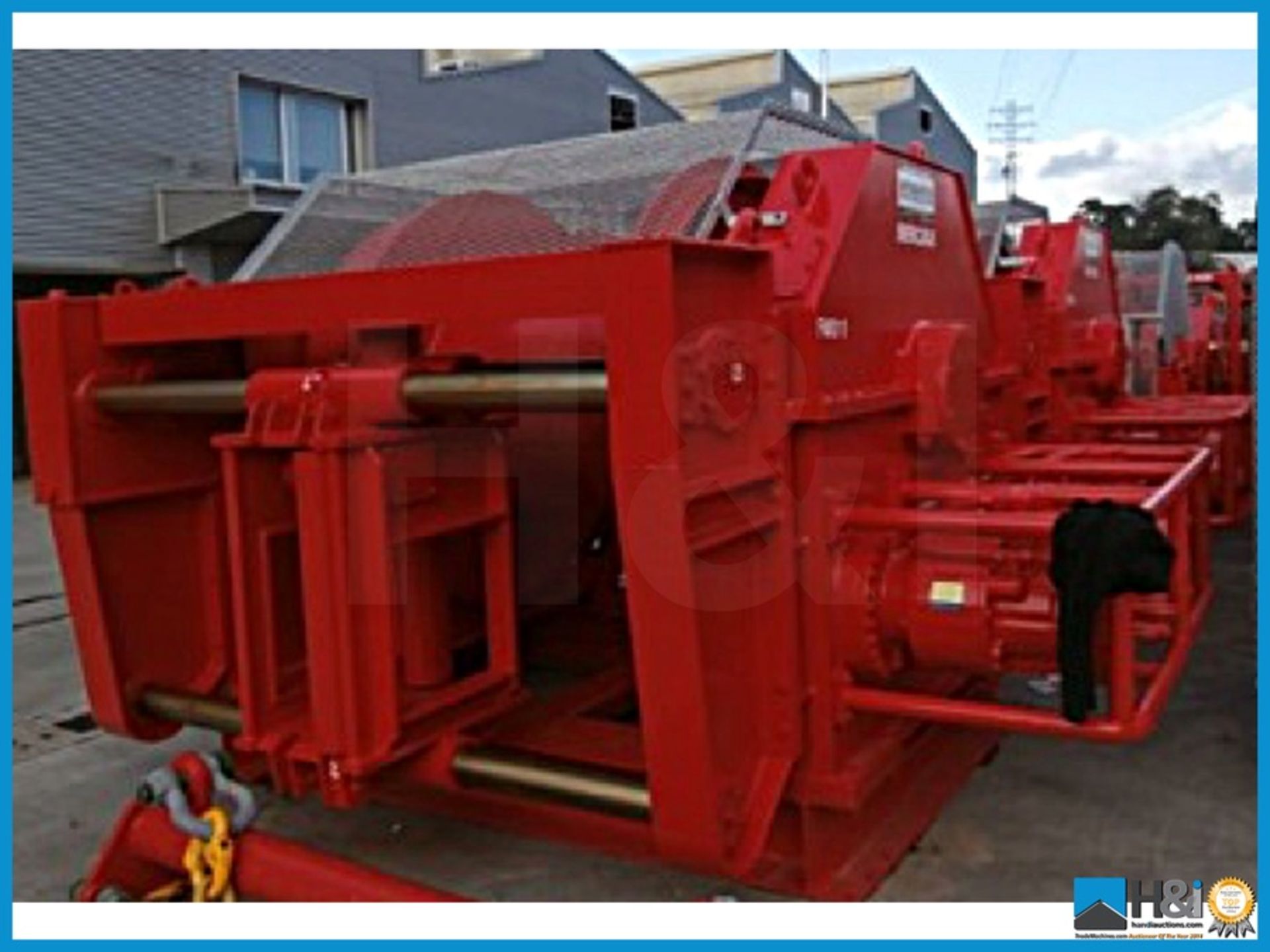 New and unused Ibercisa 65t Hydraulic drum winch. Western European manufactured. 65te WLL Winch is