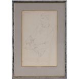 Michel Ciry (1919), "Pascal", encre sur papier, signée, datée 1960 et titrée, 46,5x30 cm ,