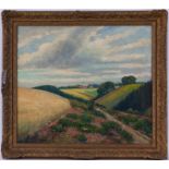 Wilhelm Reuter (1859-1937), Paysage, huile sur toile, signée, 80x70 cmProvenance: Fondation suisse