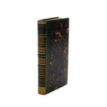 [ALMANACH]. 2 ouvrages en 1 vol. in-12 relié demi-maroquin vert à petits coins dos à nerfs orné (