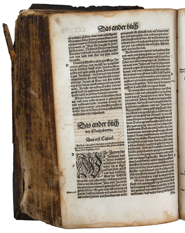 [BIBLE]. Biblia das ist alle Bucher alts unnd neuws Testaments. Zurich Christoffer Froschauer - Image 6 of 8