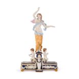 Centre de table en porcelaine de Dresde, ...