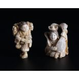 2 netsuke, Japon, époque Meiji, ...