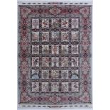 Tapis Tabriz en laine et soie, ...