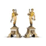 Paire de bronzes de Vienne, XIXe, ...