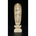Miroku, figurine en ivoire, Japon, ...