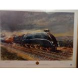 Terence Cuneo.  A limited edition coloured print of Mallard, signed in pencil to the mount, framed