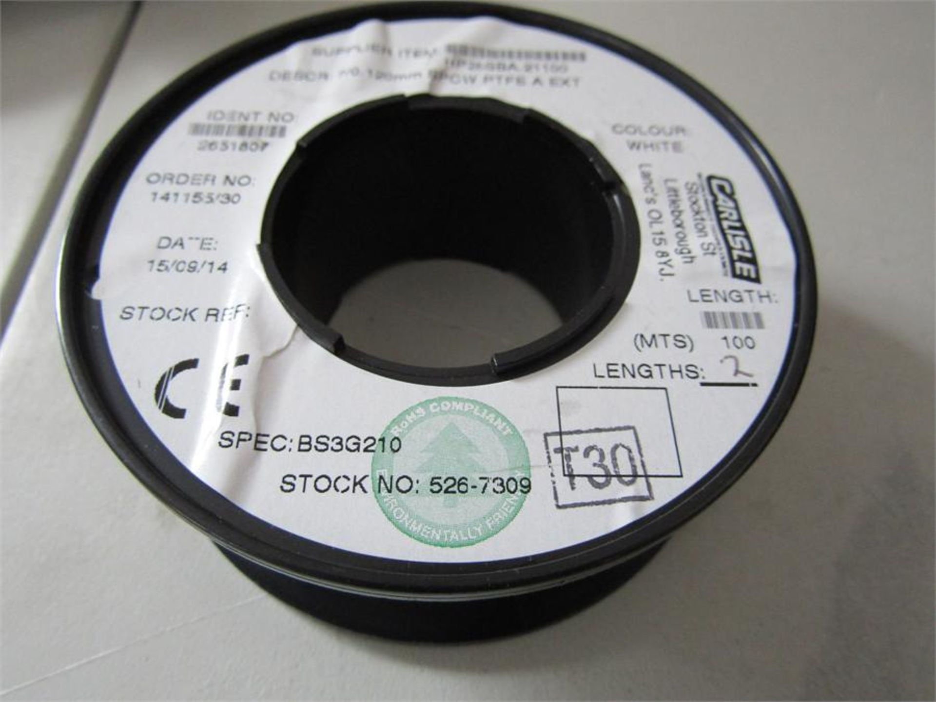 9 Reels 100m Single Core Harsh Environment Wire