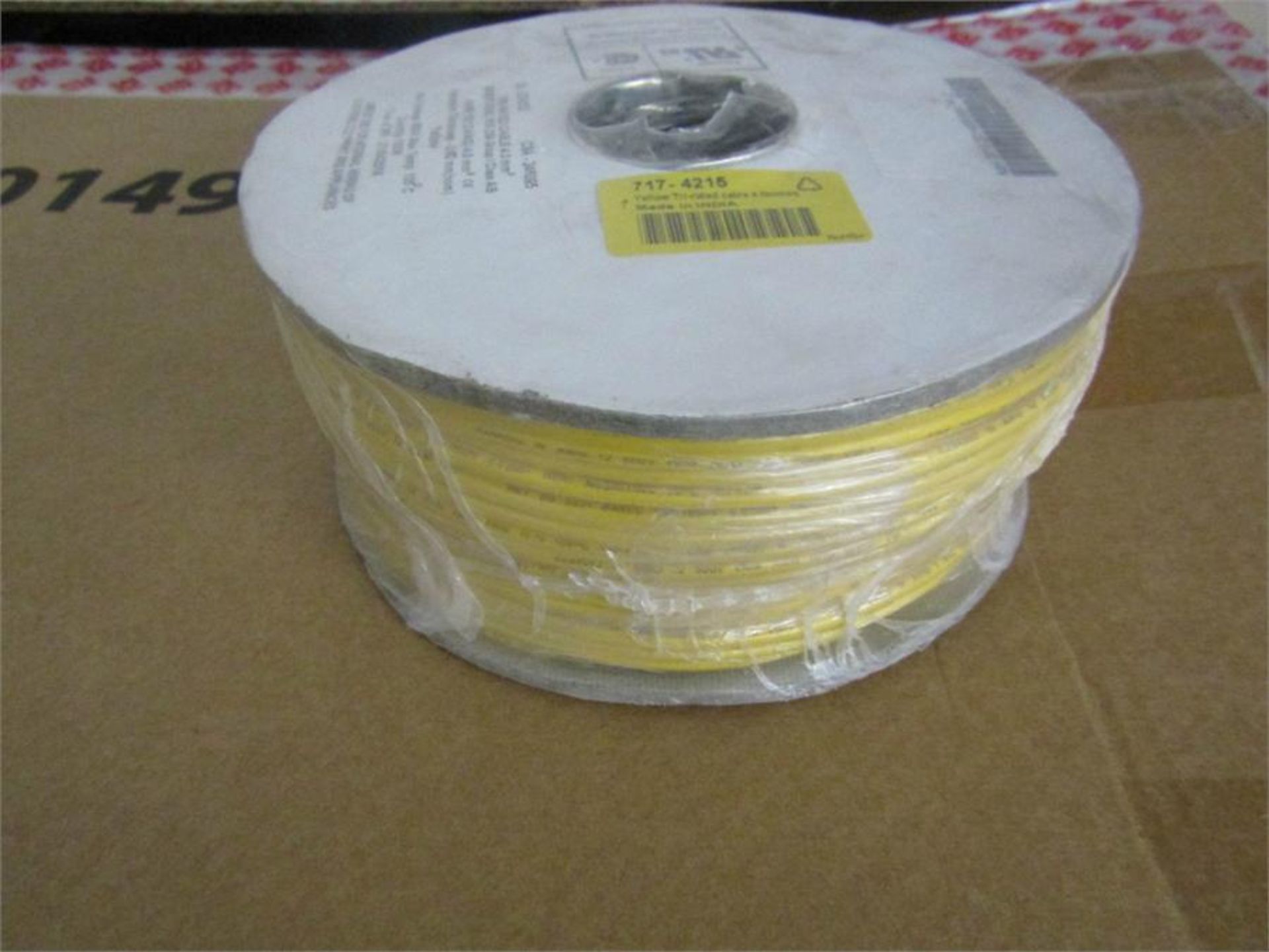 4 x Tri-rated Yellow PVC Cable, 600V 4mm²