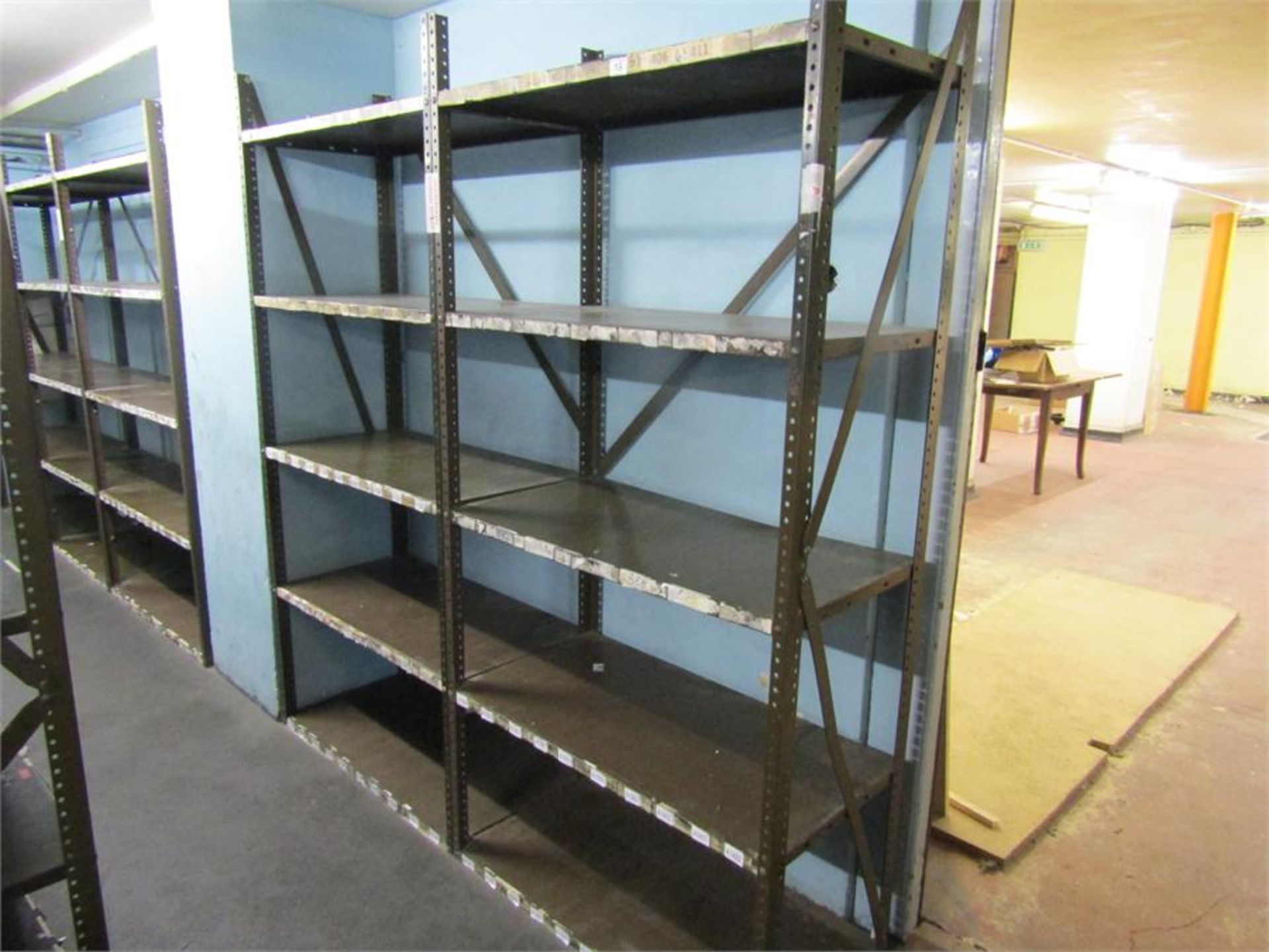 3 Metal Shelving Units