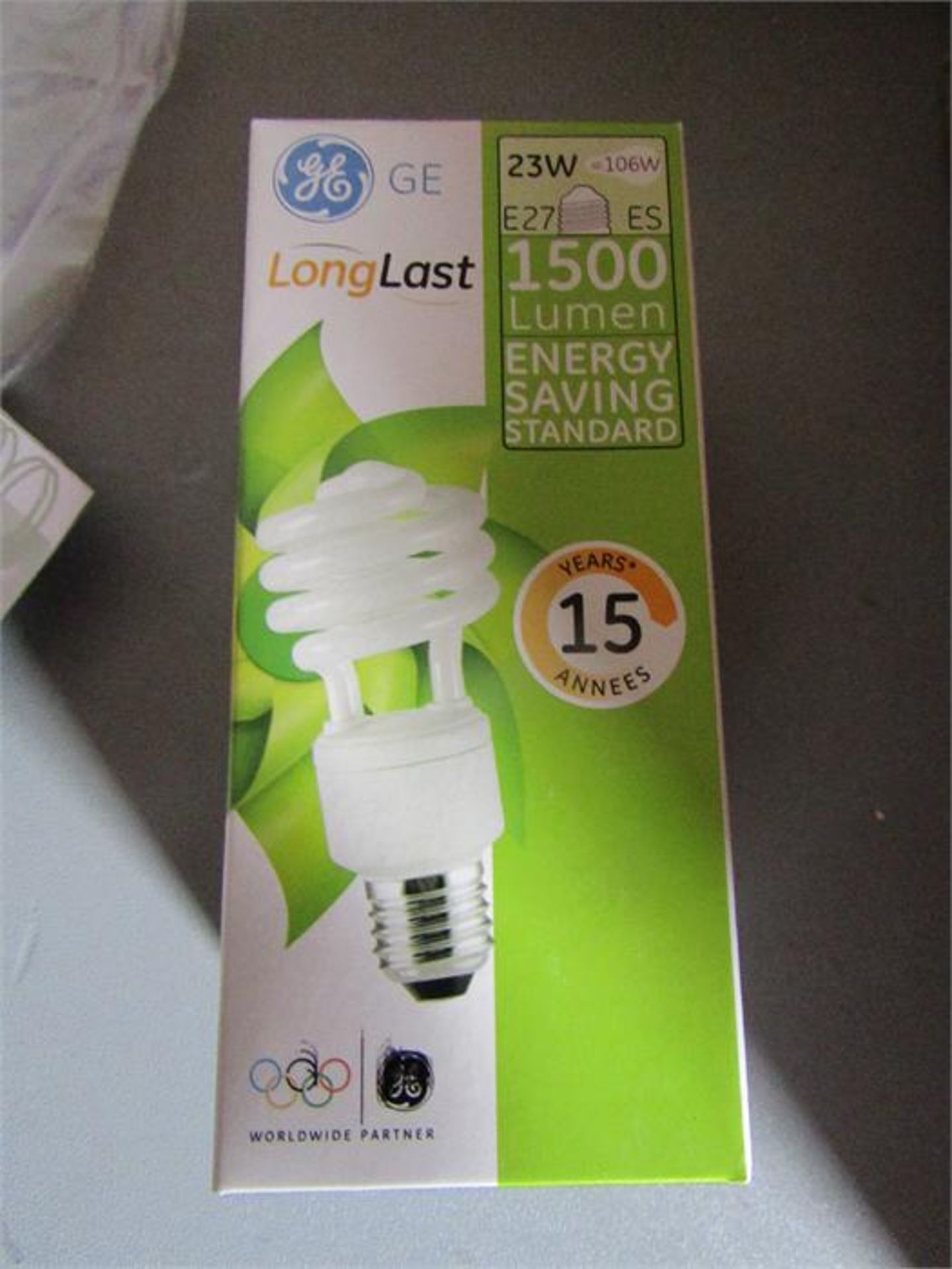 180 x GE LongLast™ T2 Spiral Energy Saving Lamps