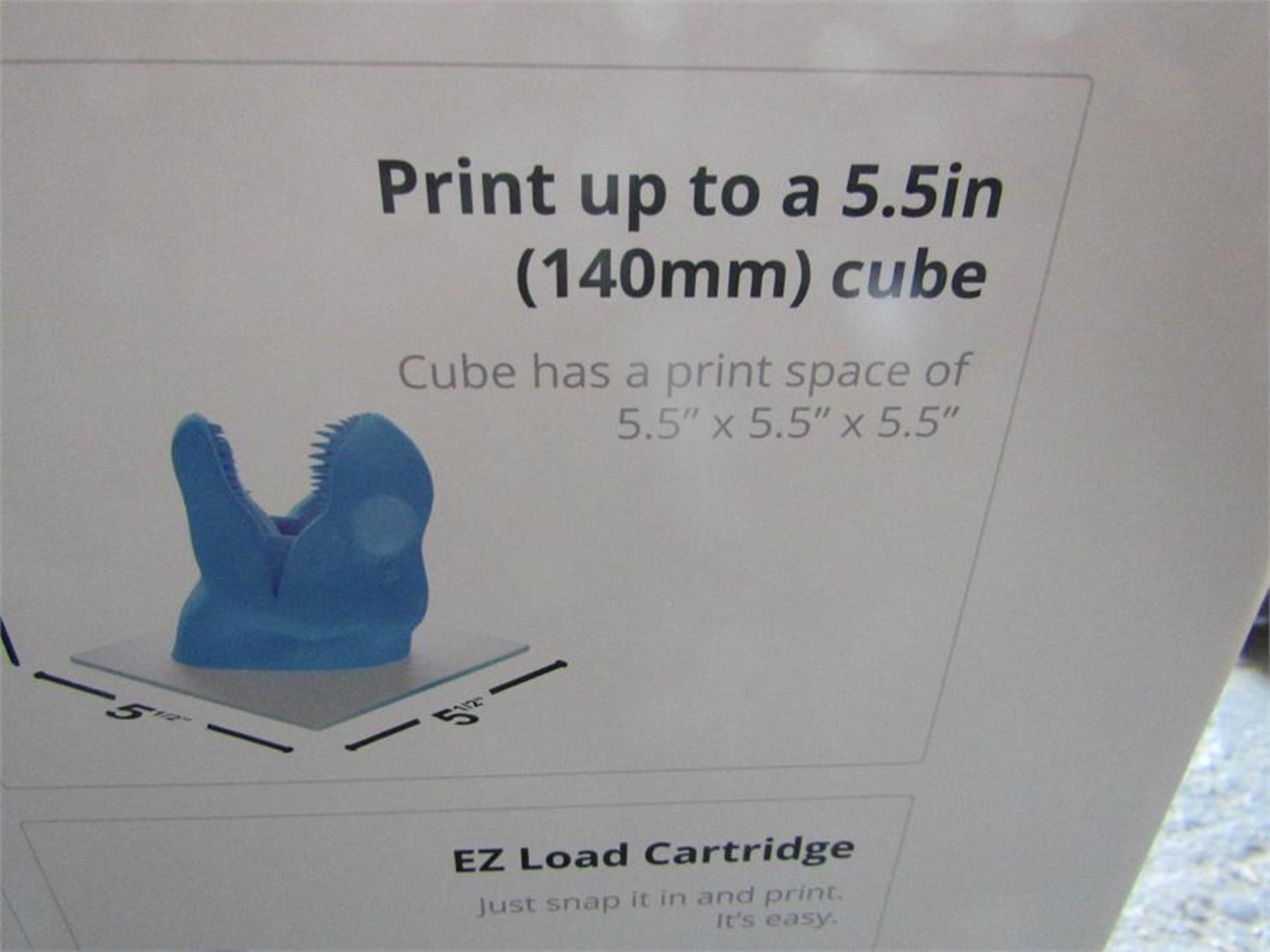 NEW & BOXED 3D Systems 2nd Gen Cube 3D Printer - Image 4 of 5