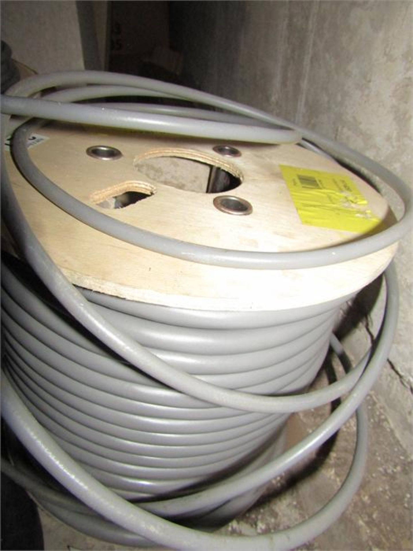 50m 3 Core Screened Grey Mains Power Cable, PVC