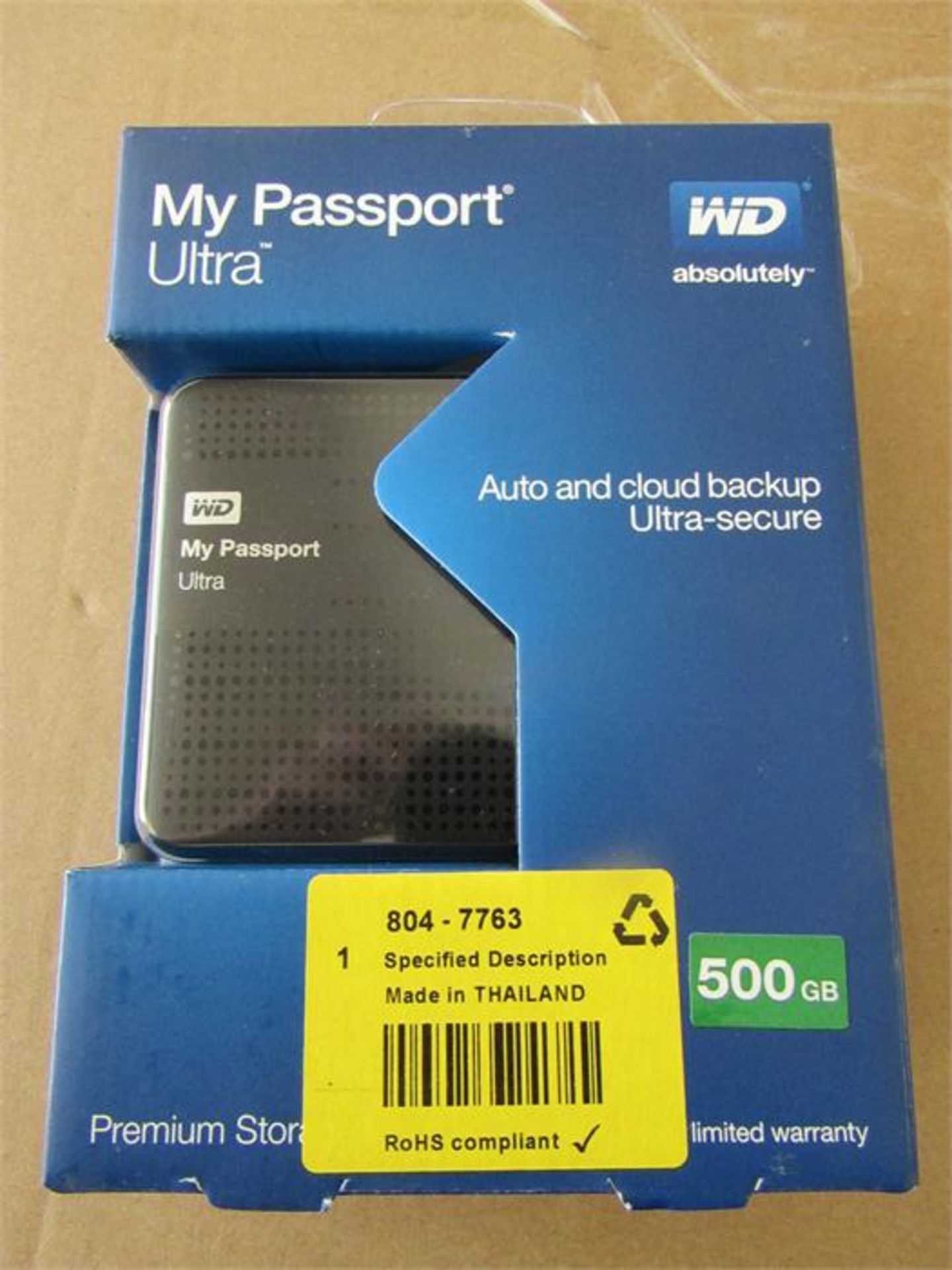 My Passport Ultra USB 500GB Black Ext Hard Drive