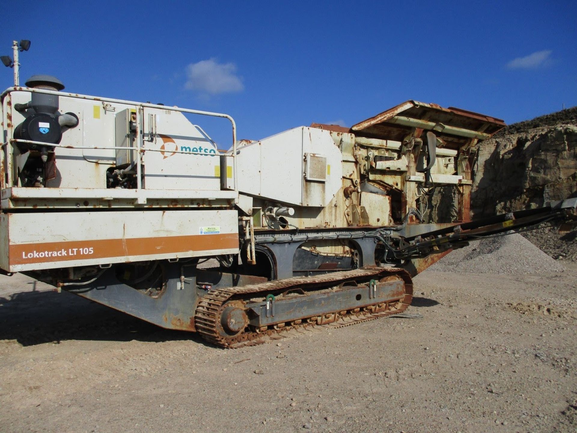 METSO LOCOTRACK LT105 ROCK CRUSHER - Image 2 of 4