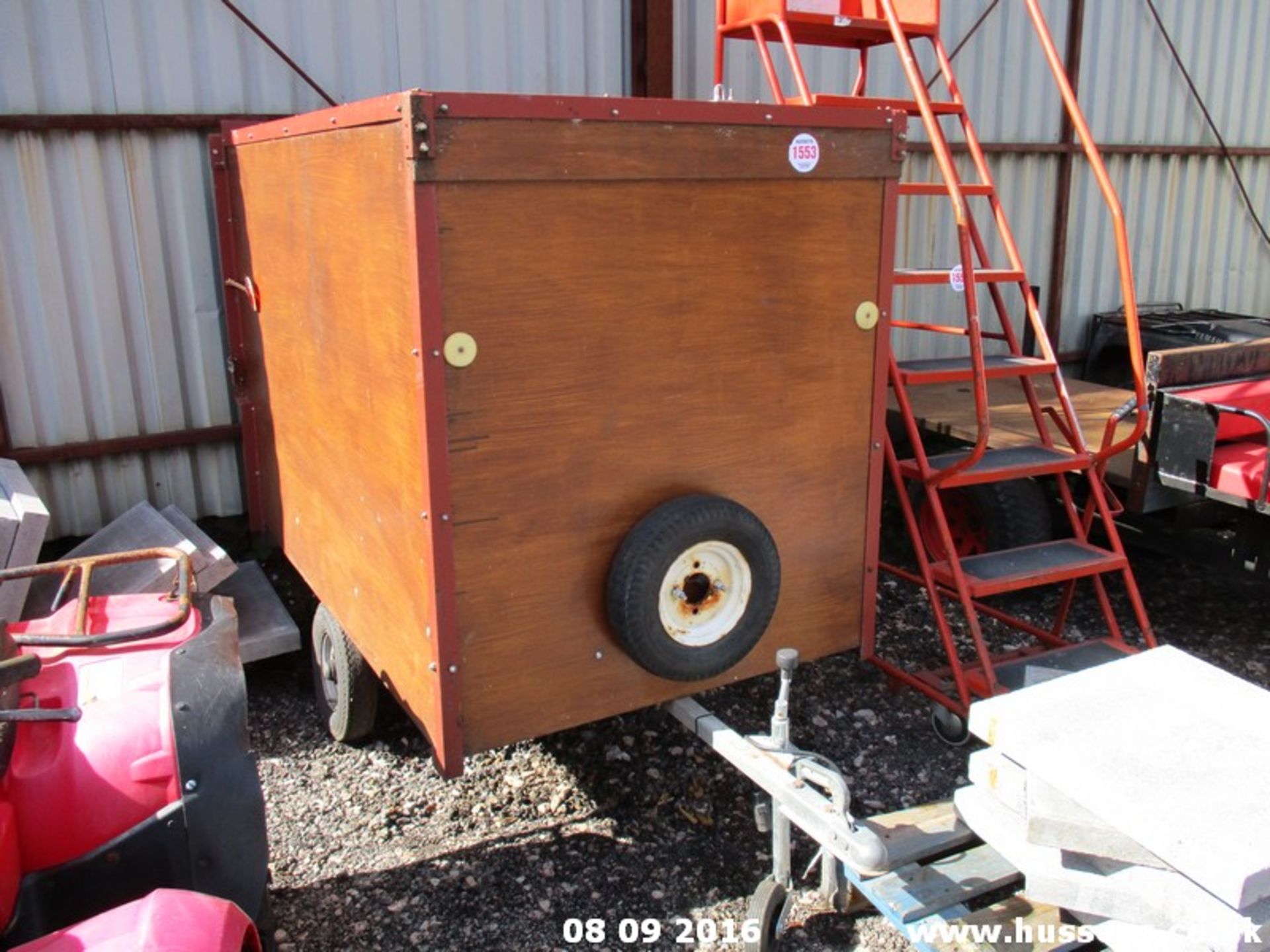 WOODEN BOX TRAILER