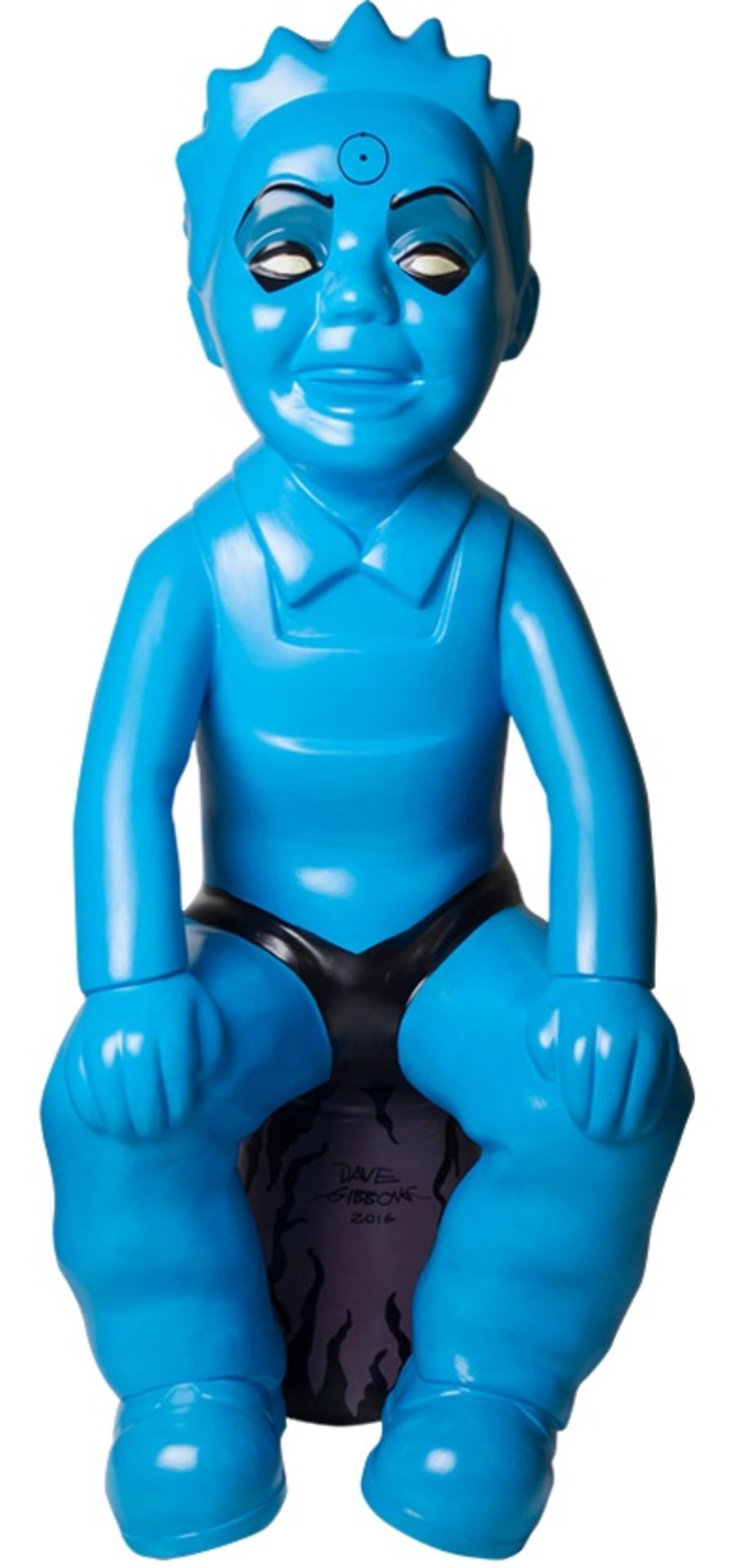 WHEN WULLIE MET DR MANHATTAN - DESIGNED BY: SARAH COONAN & DAVE GIBBONS -