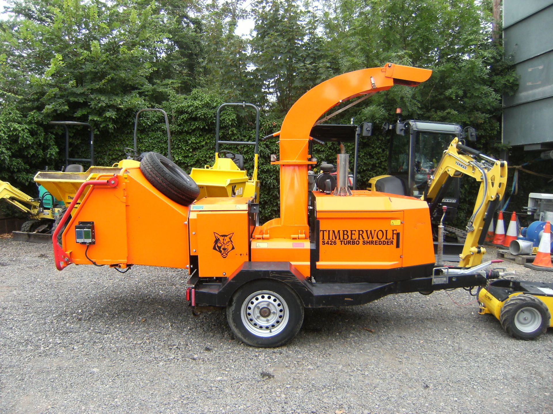 2008, Timberwolf TW S426 Turbo Shredder Serial No. 208193031A2, Hours 239 approx. Kubota Turbo - Image 7 of 7