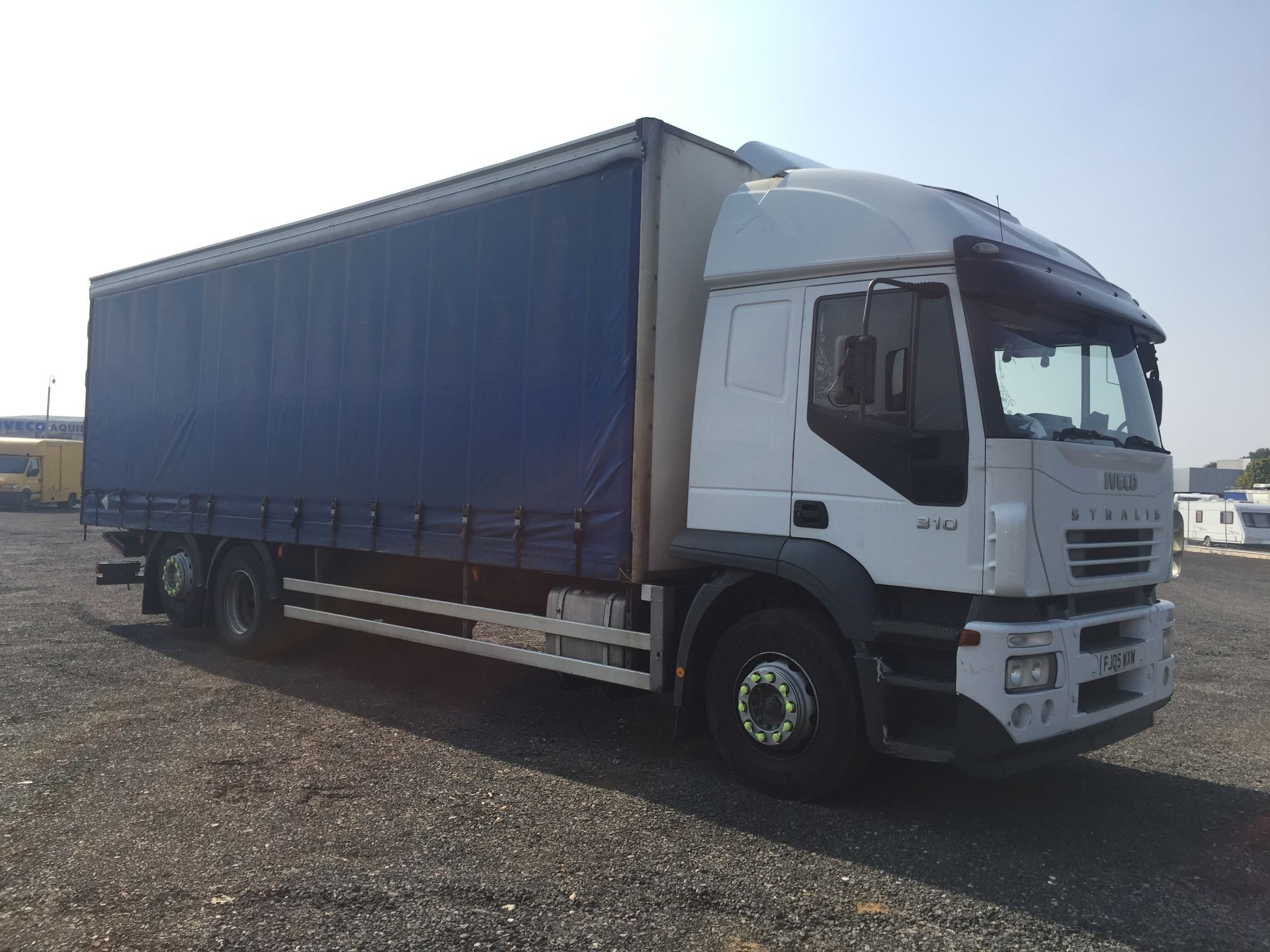 2005, Iveco Stralis 310 Curtain Sided Lorry Reg no. FJ05 WXW, Kms 7669150 approx, c/w tail lift