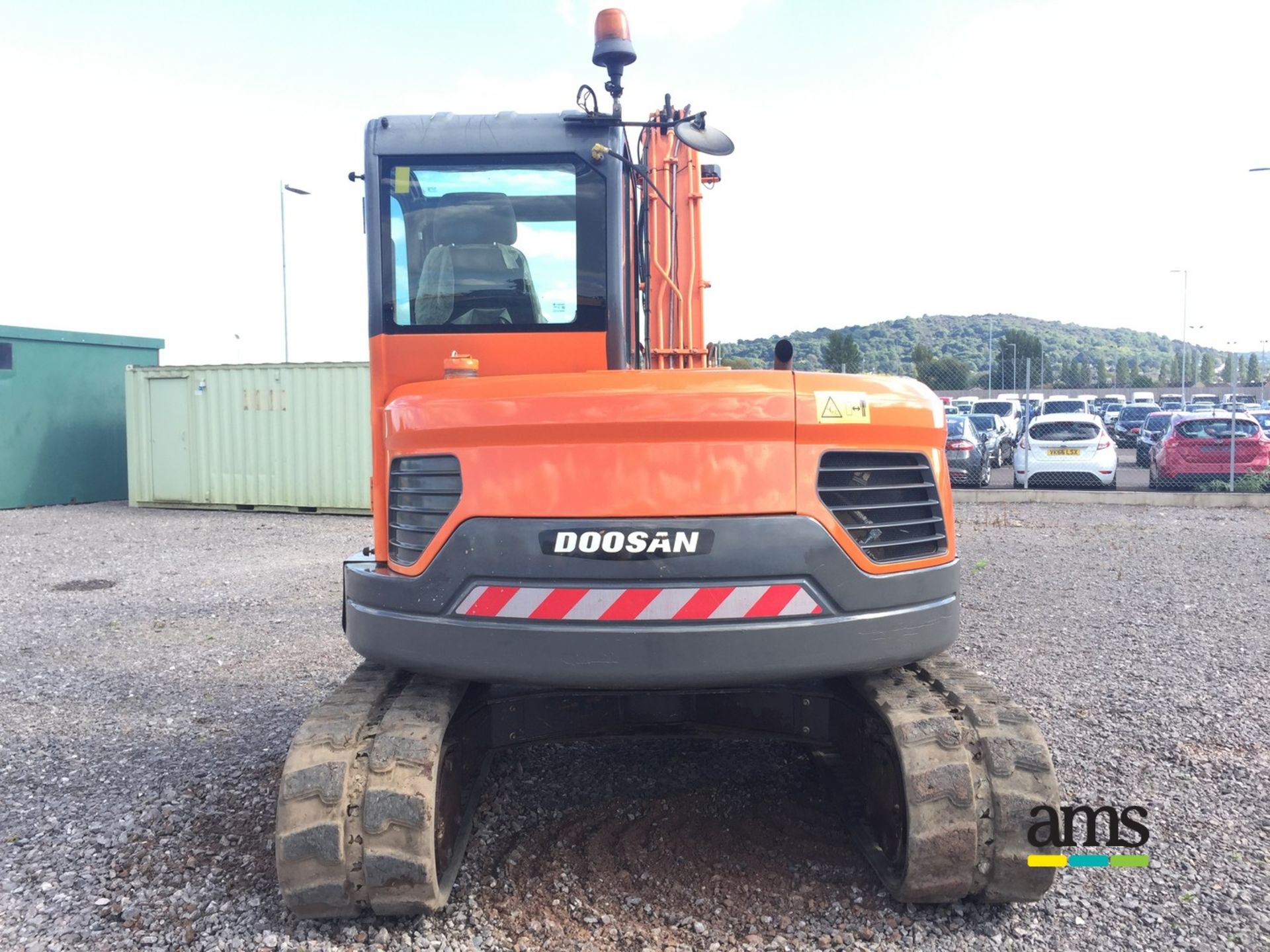 2010, Doosan DX80R Excavator Serial No. 50284, Hours 5040 approx. Cab, Rubber Track, Quick Hitch - Image 8 of 18